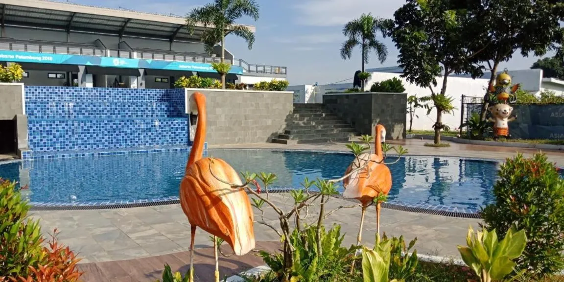 Swimming pool in APM Equestrian Resort