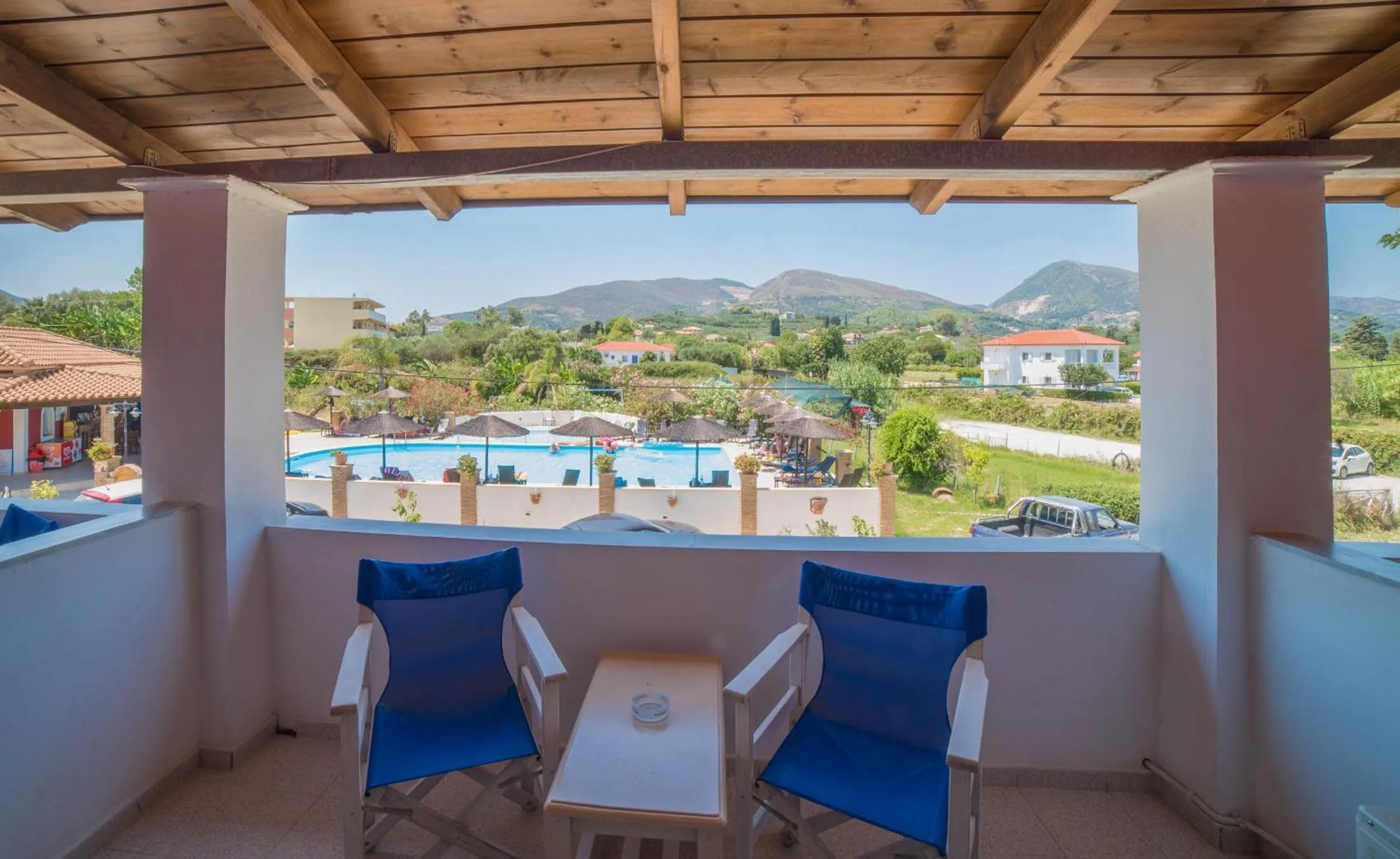 Balcony/Terrace in Porto Koukla Beach