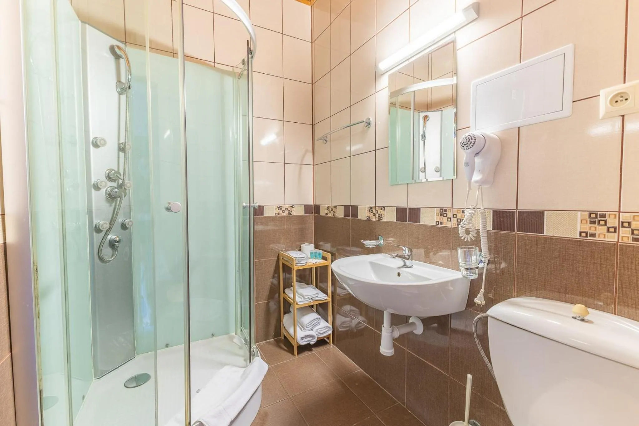 Shower in Hotel Wilhelm