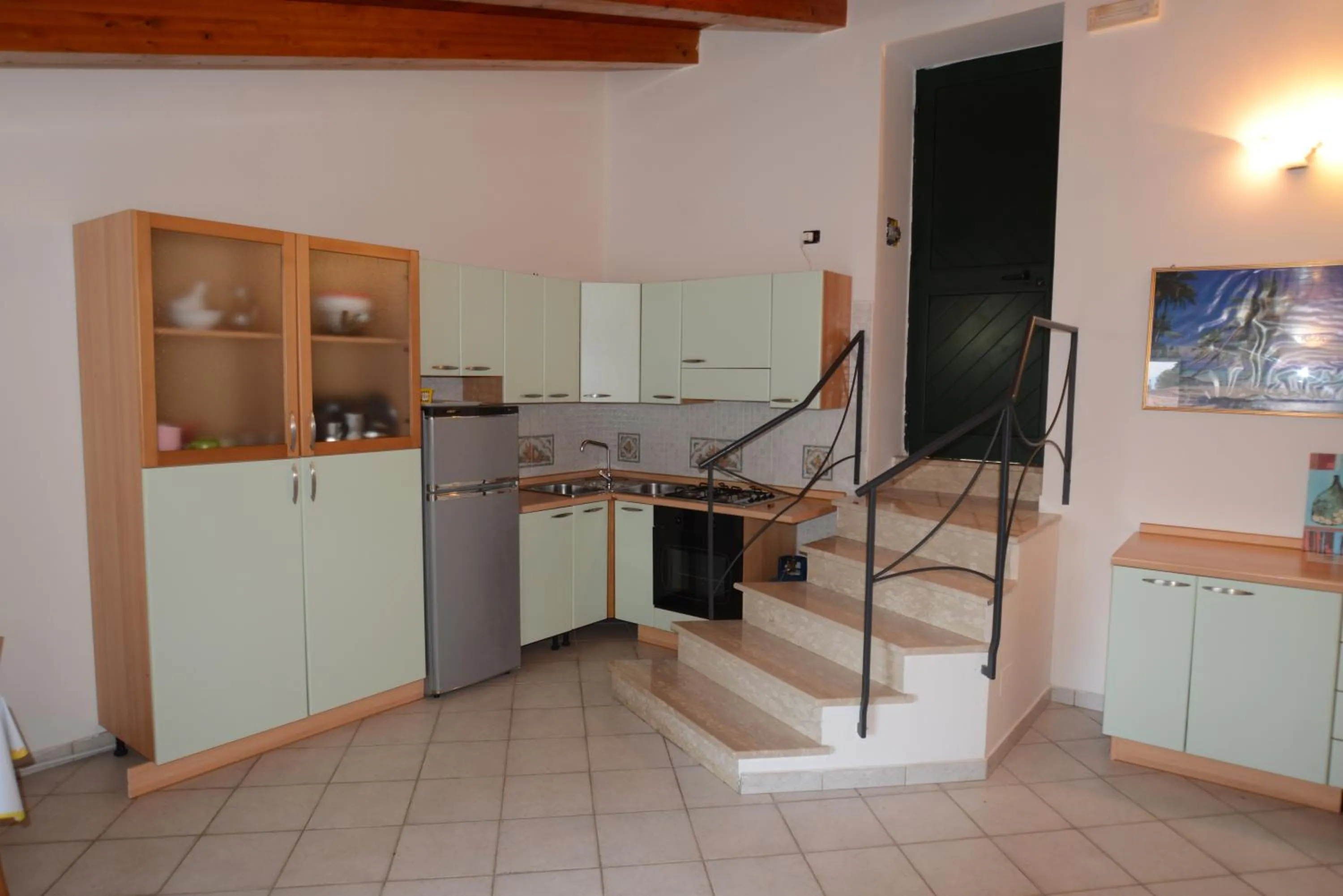 Kitchen or kitchenette in ApartHotel Gasba