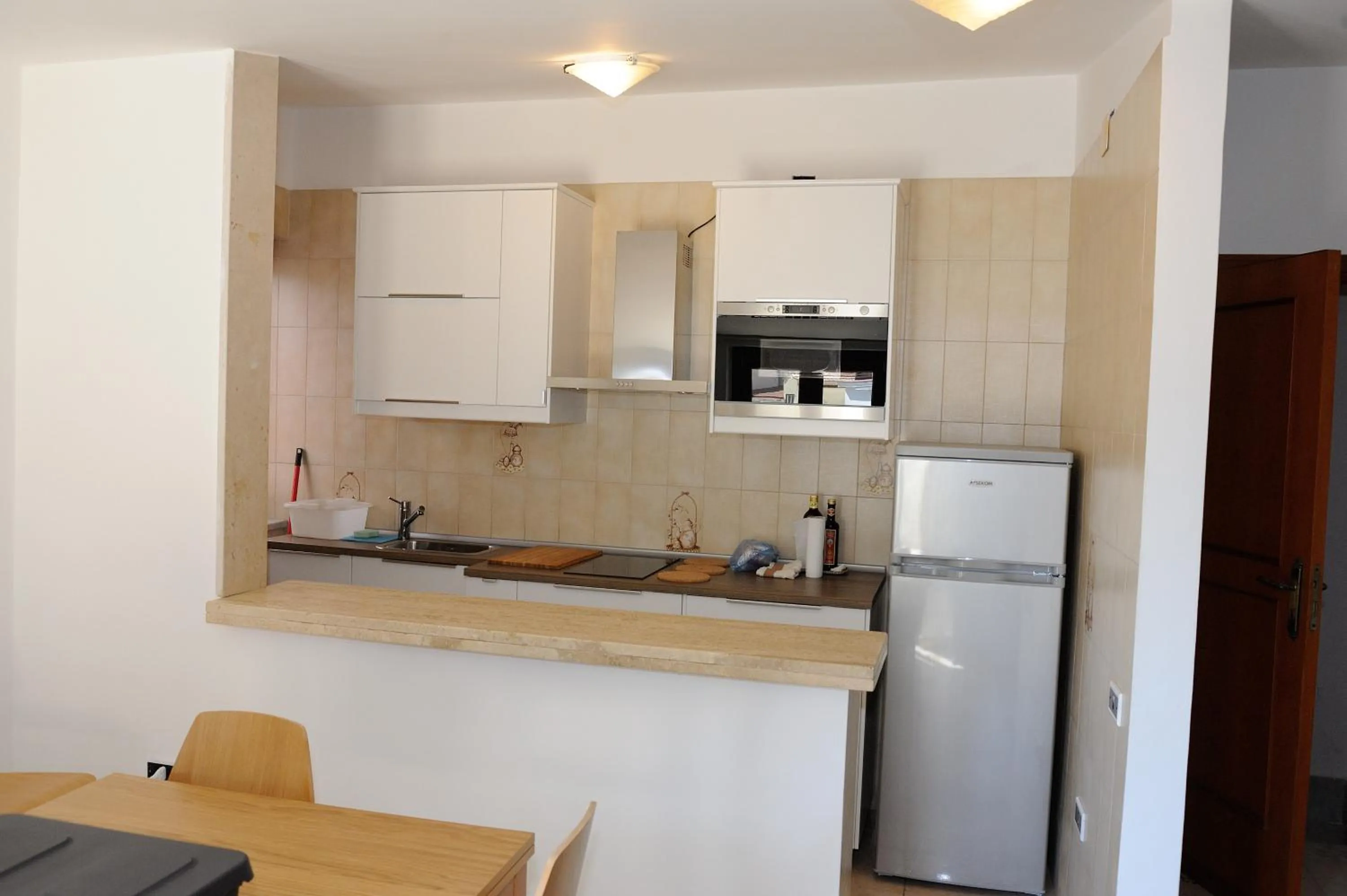 Kitchen or kitchenette in ApartHotel Gasba
