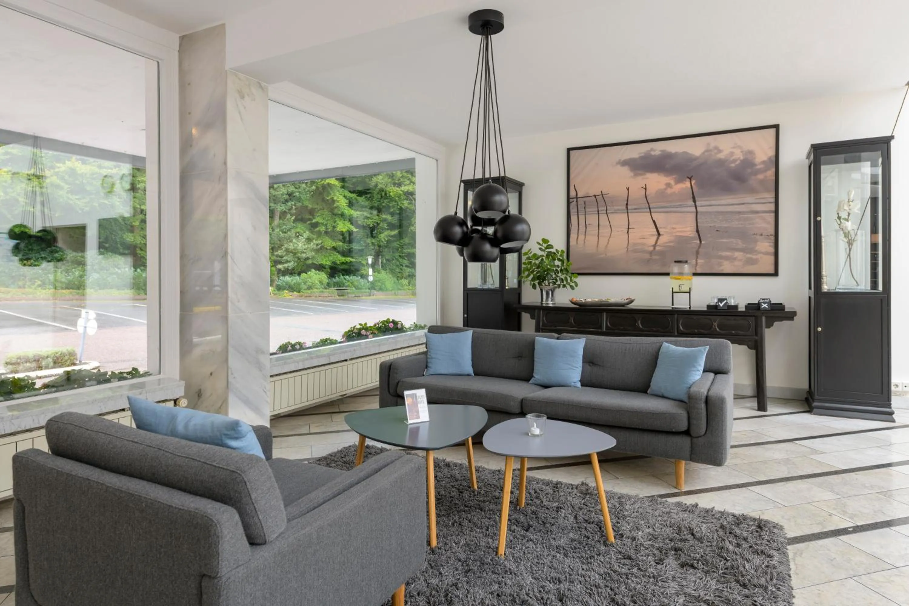 Lobby or reception in Hotel des Nordens Flensburg Wellness & Spa