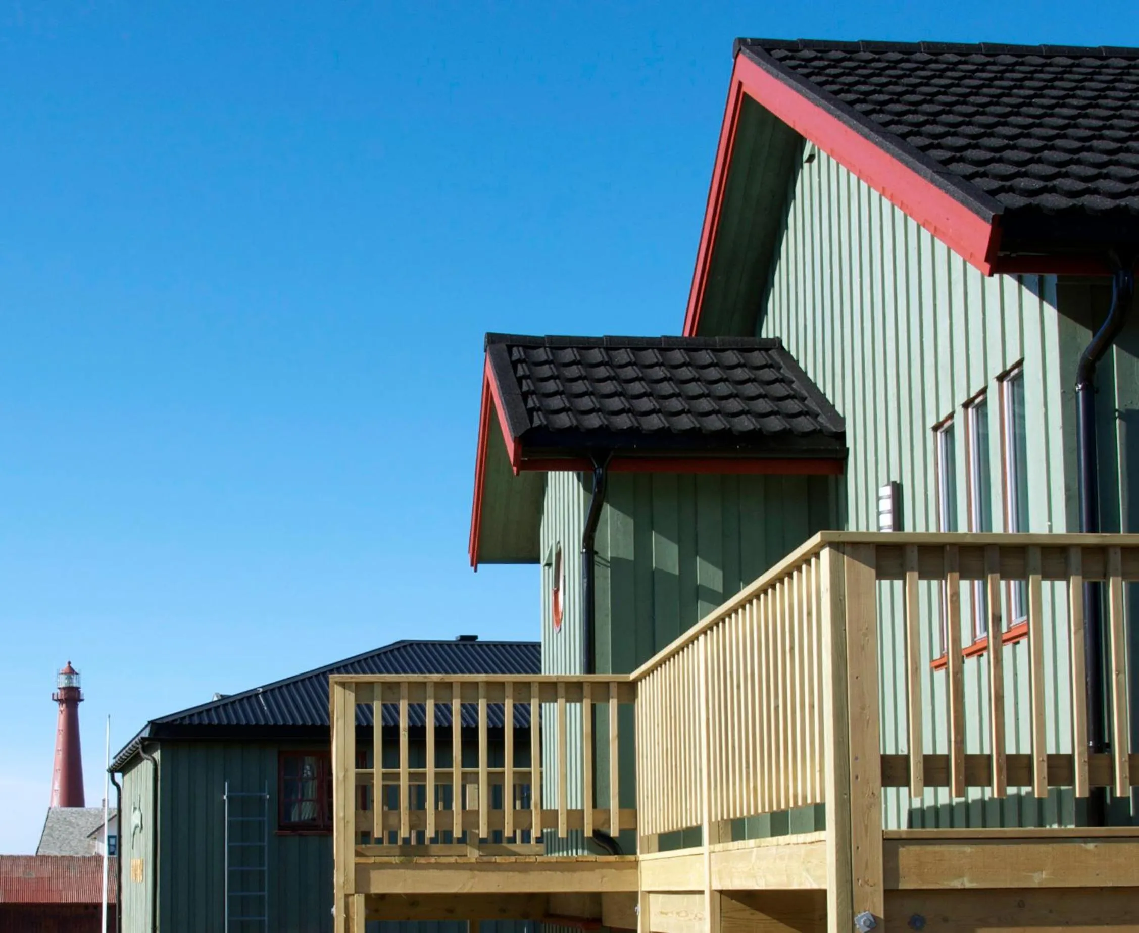 Property building in Grønnbuene Rorbu Hotel