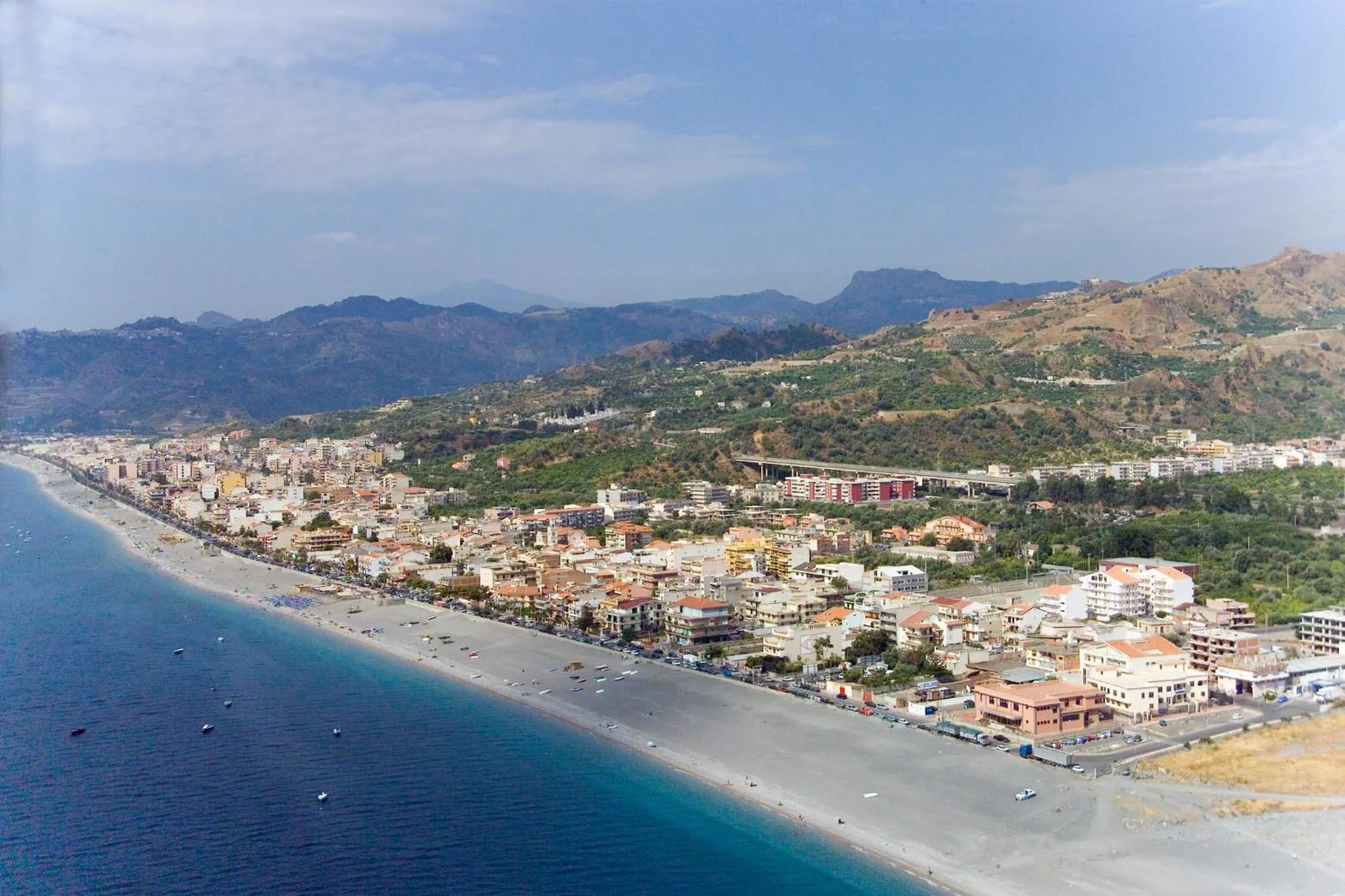 Bird's eye view in Riviera Ionica