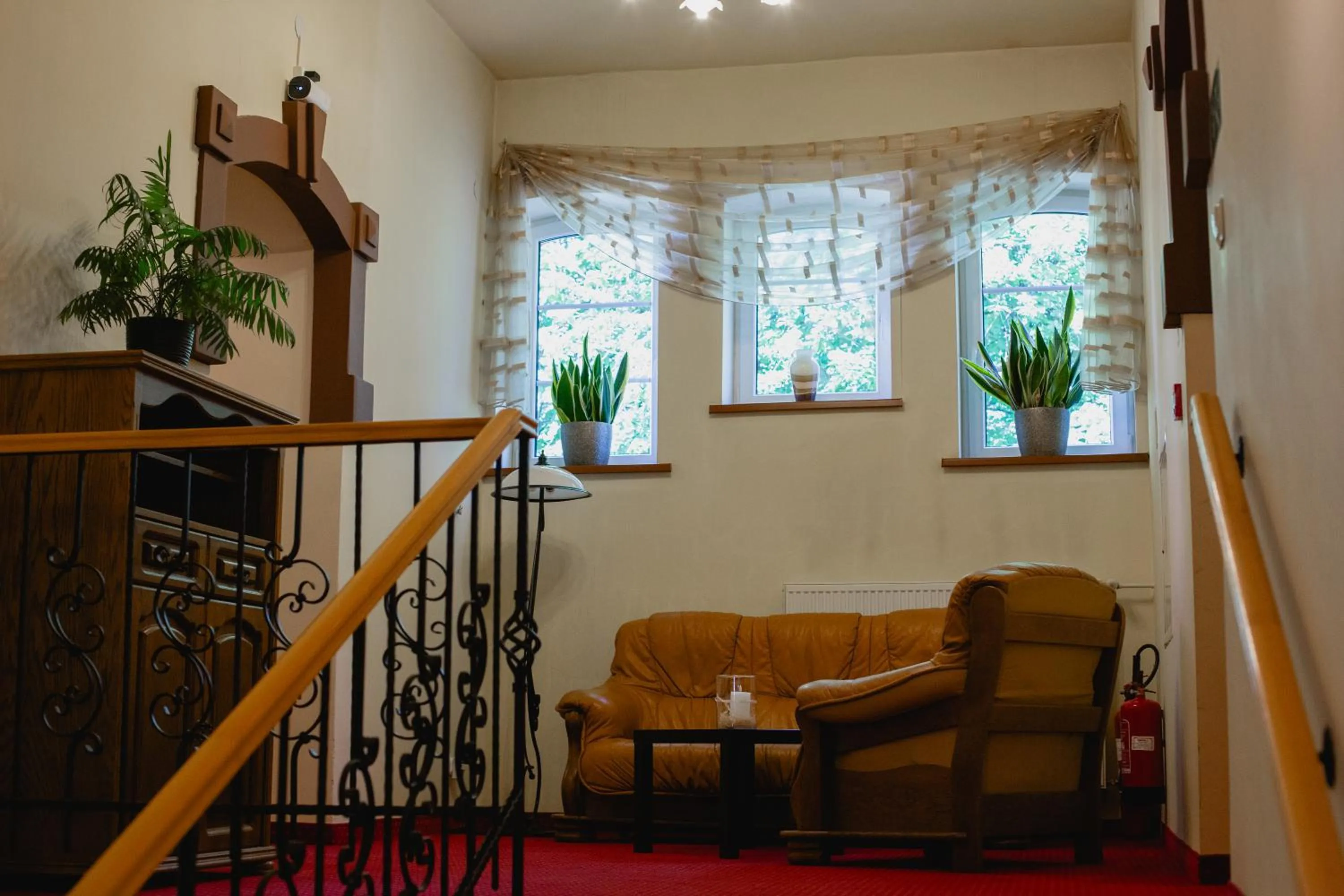 Seating area in Hotel Aslan