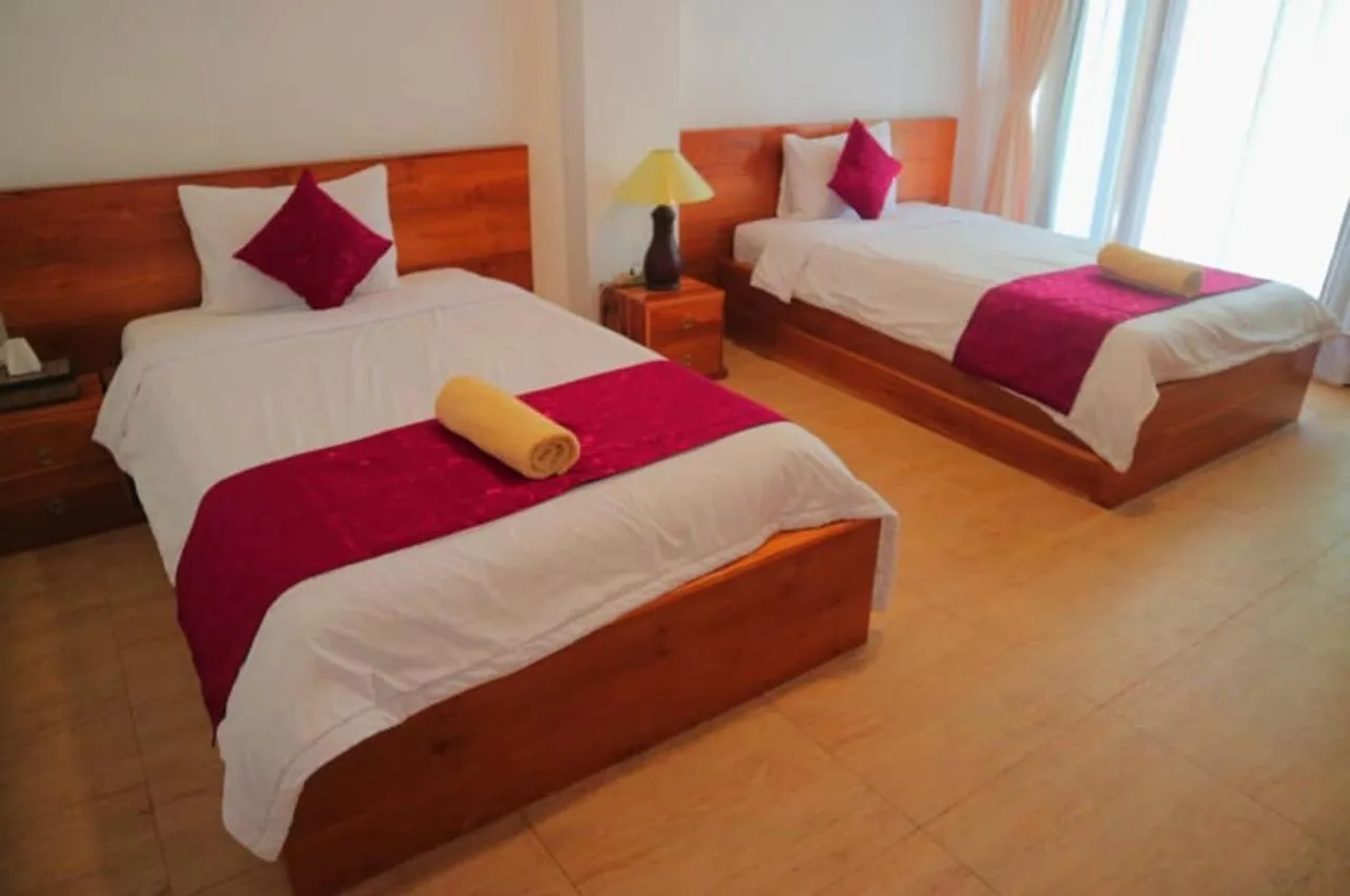 Bedroom, Bed in Ayu Laba Beach Villa and Resto