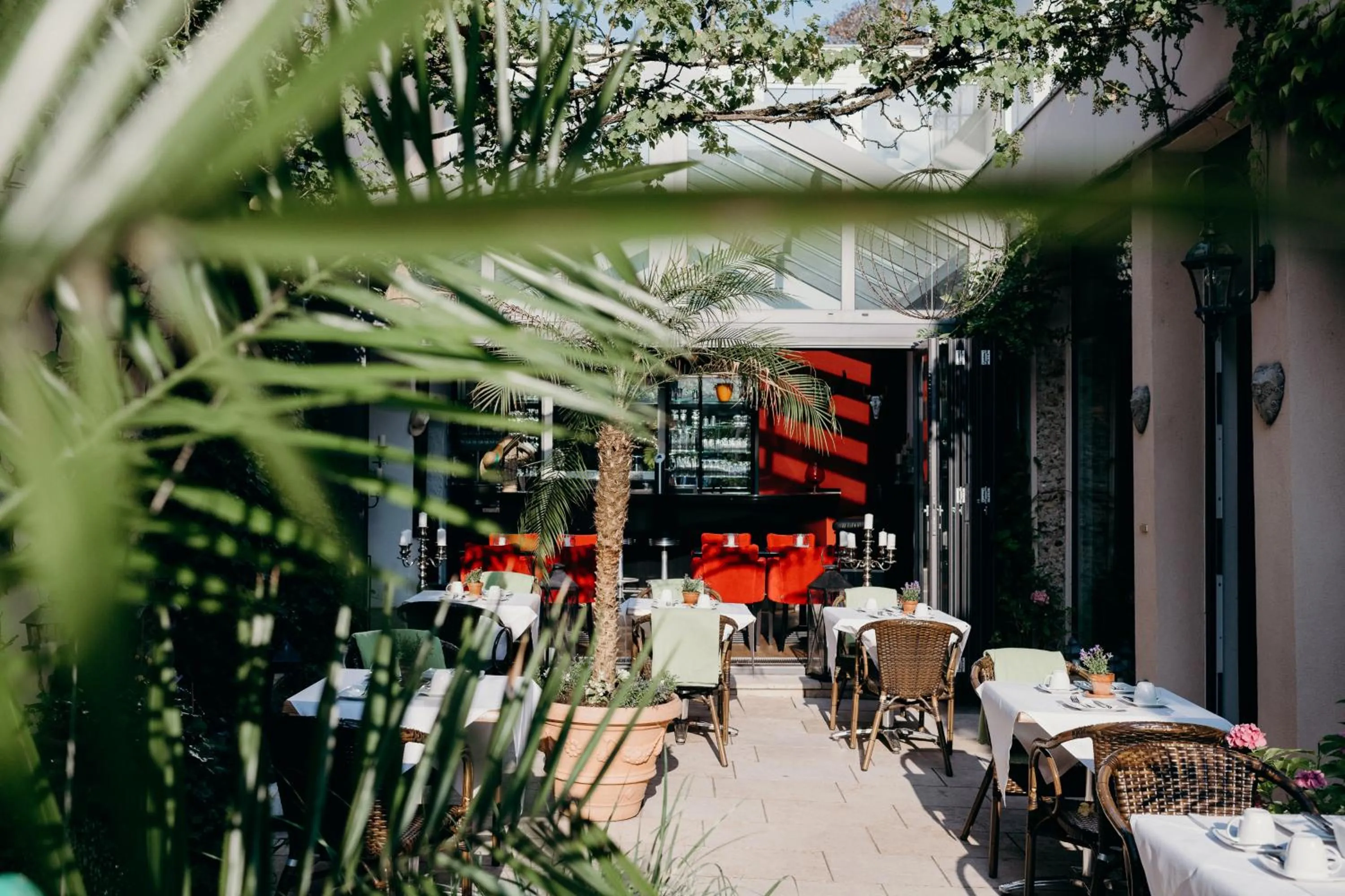 Patio in Hotel Crystal