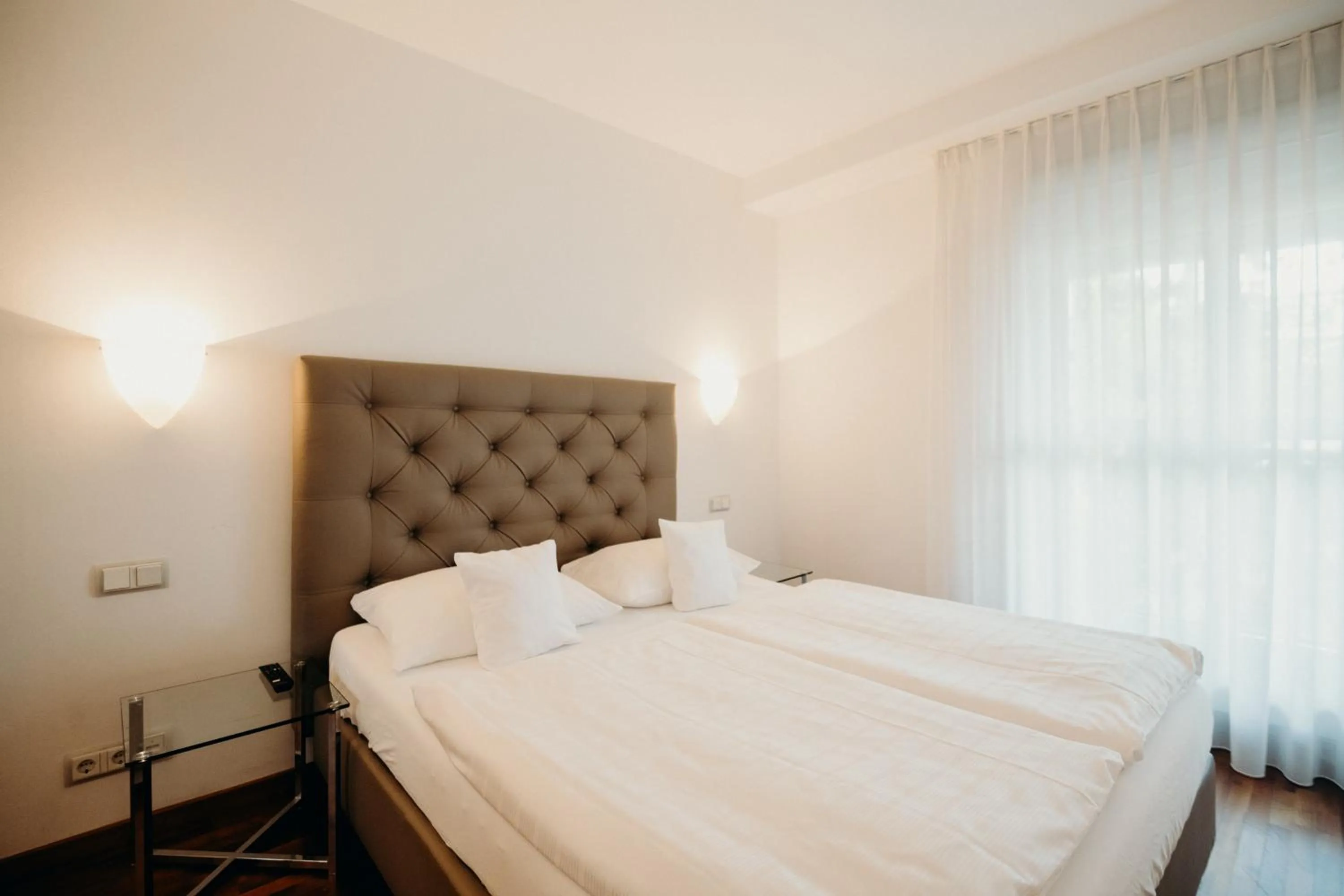 Bed in Hotel Crystal