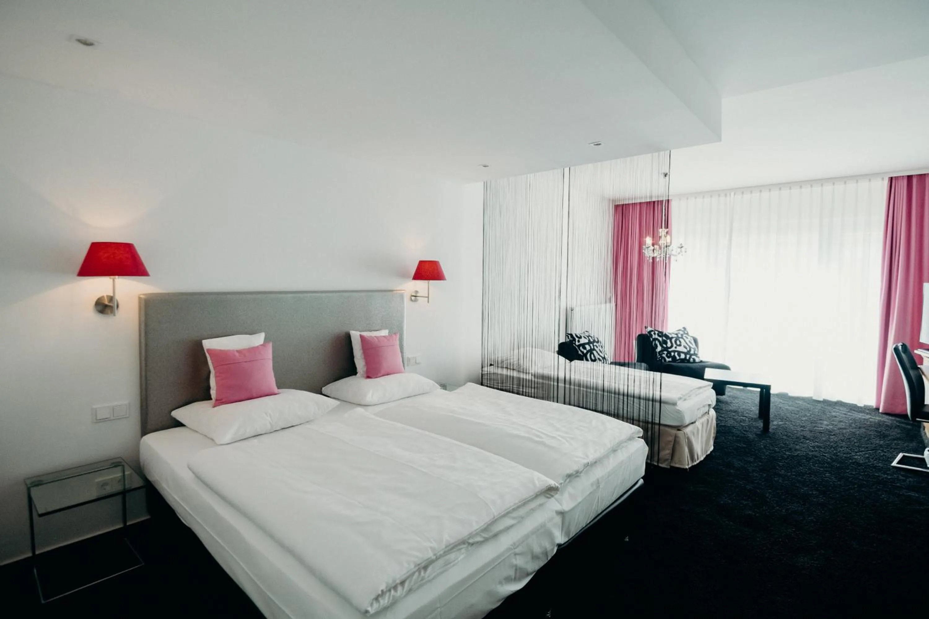 Bed in Hotel Crystal