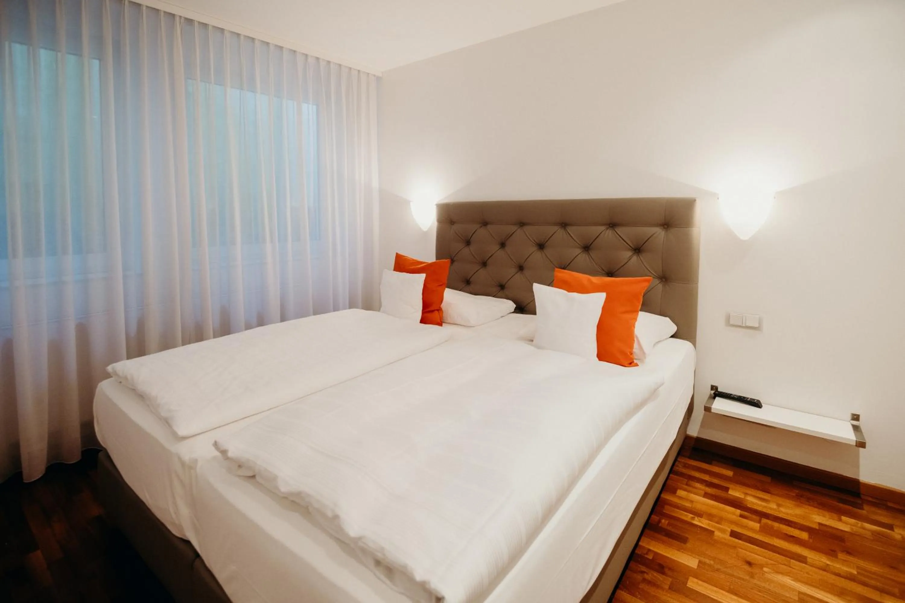 Bed in Hotel Crystal