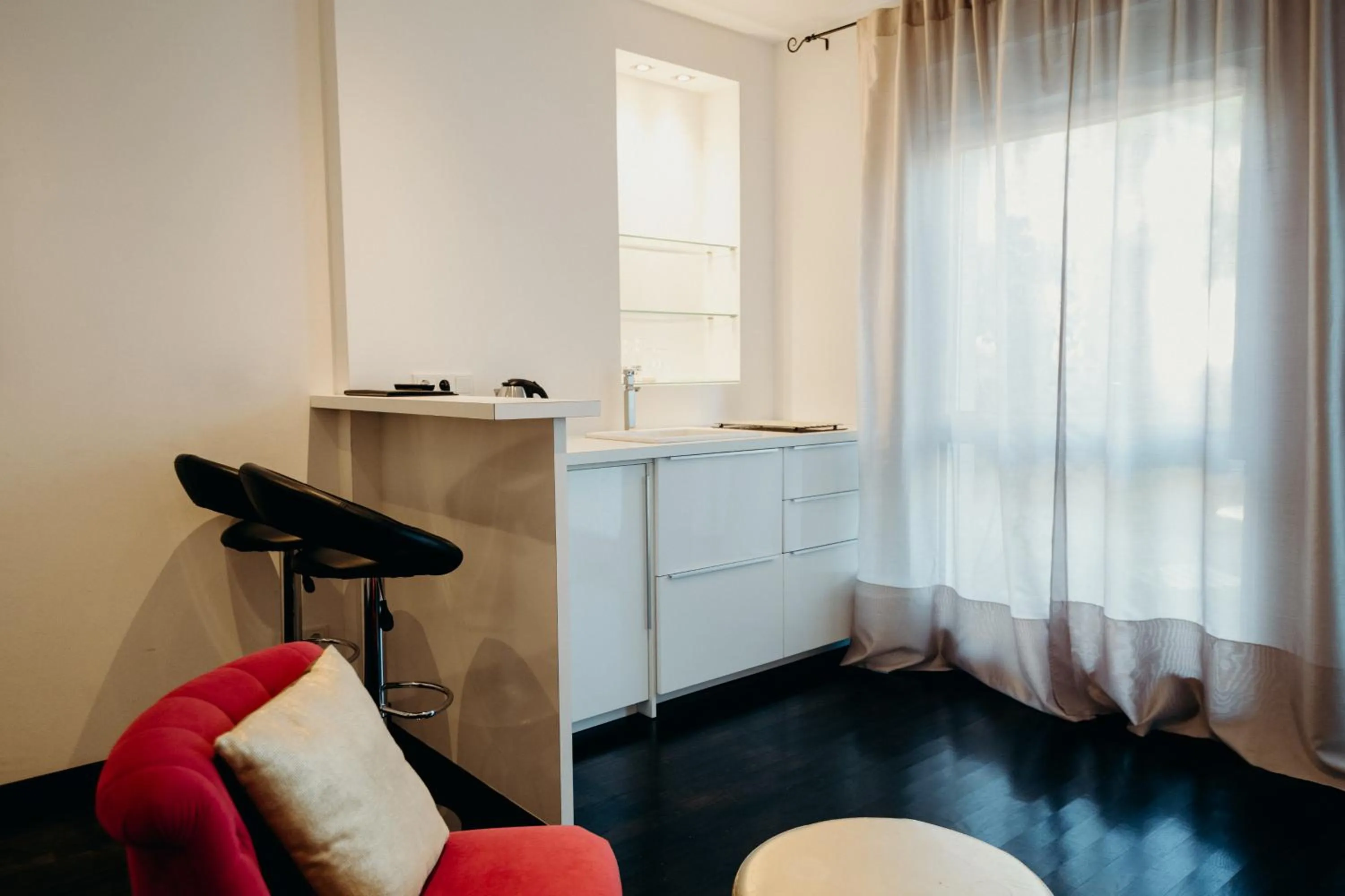 Kitchen or kitchenette in Hotel Crystal