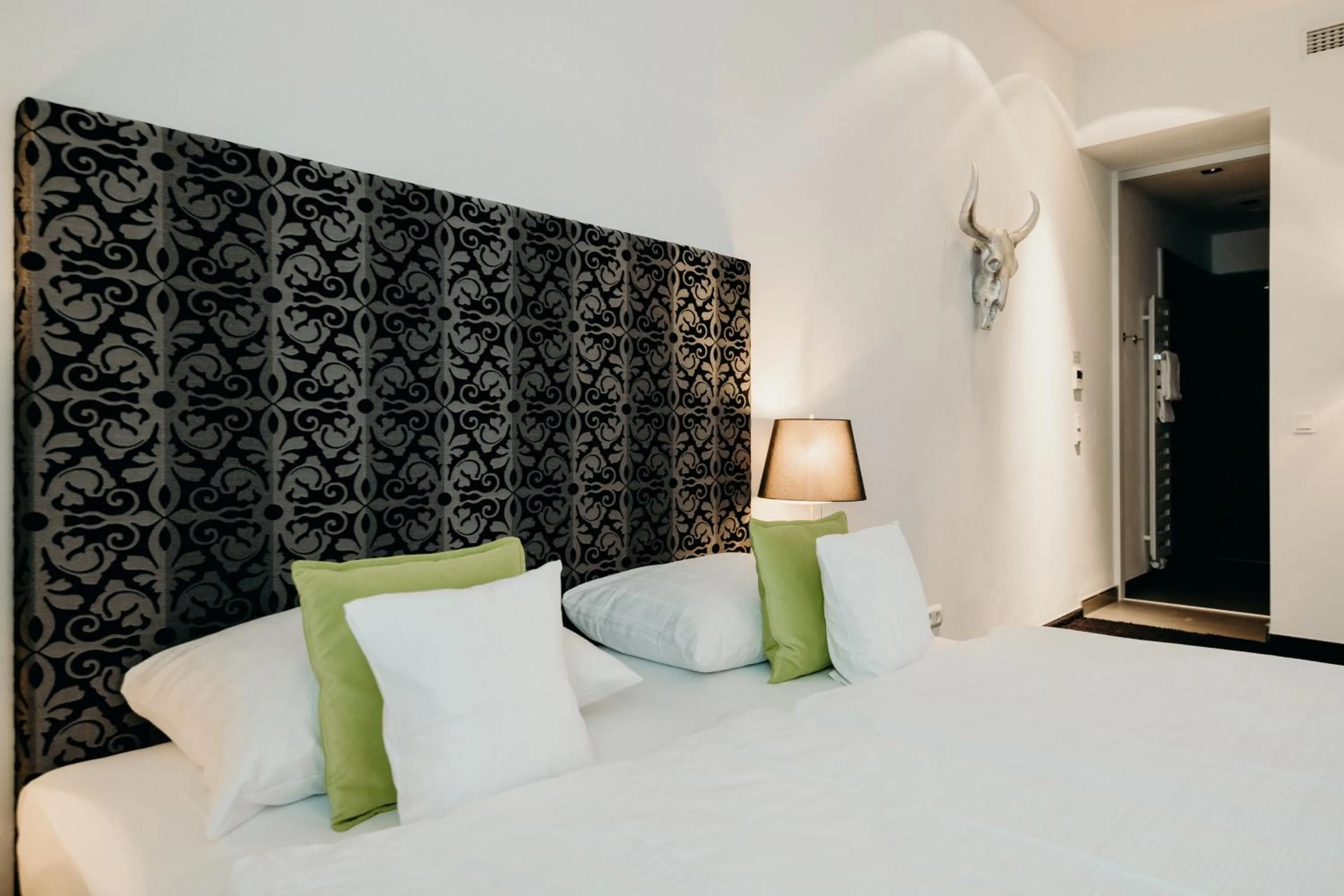 Bed in Hotel Crystal