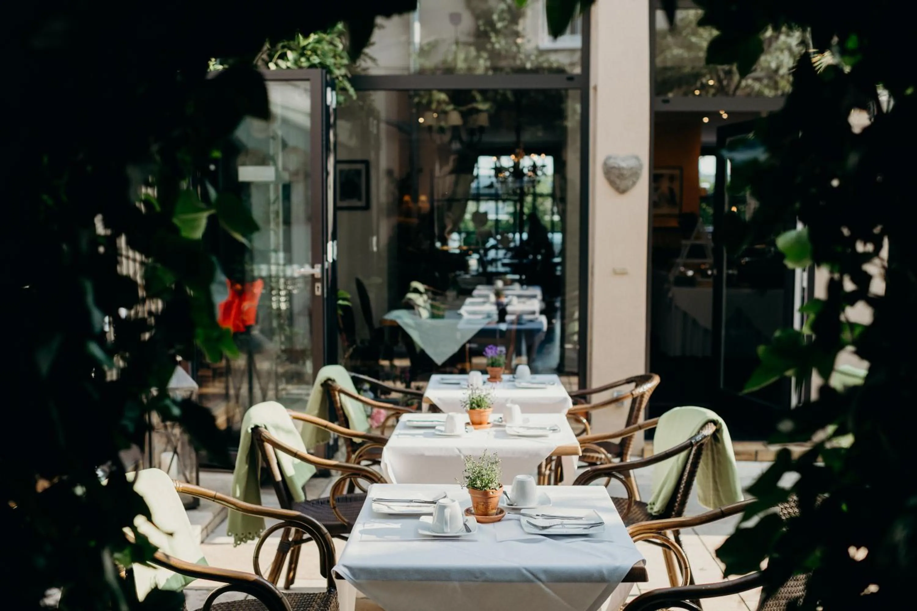 Patio in Hotel Crystal