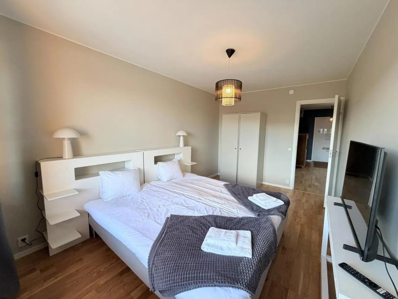 Bed in Fjordhotellet