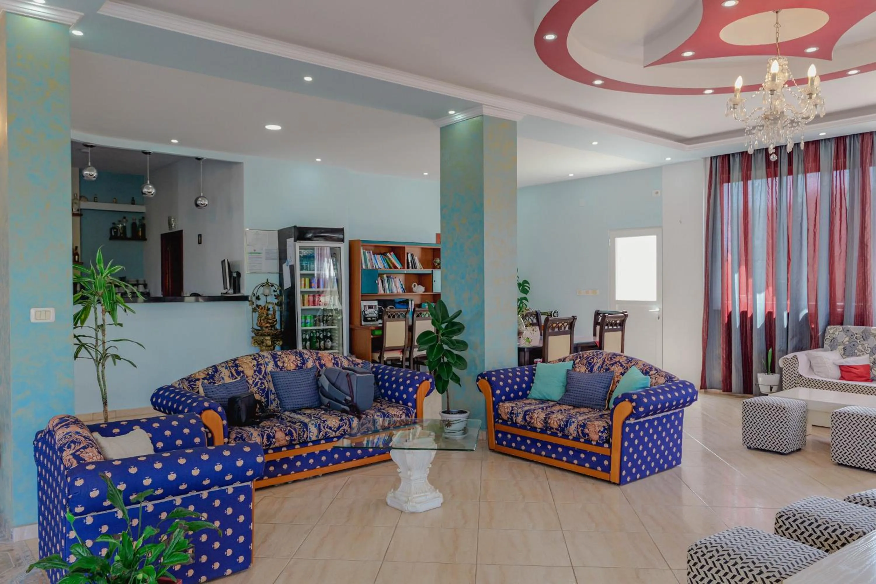 Seating area in Hotel Divo Palace