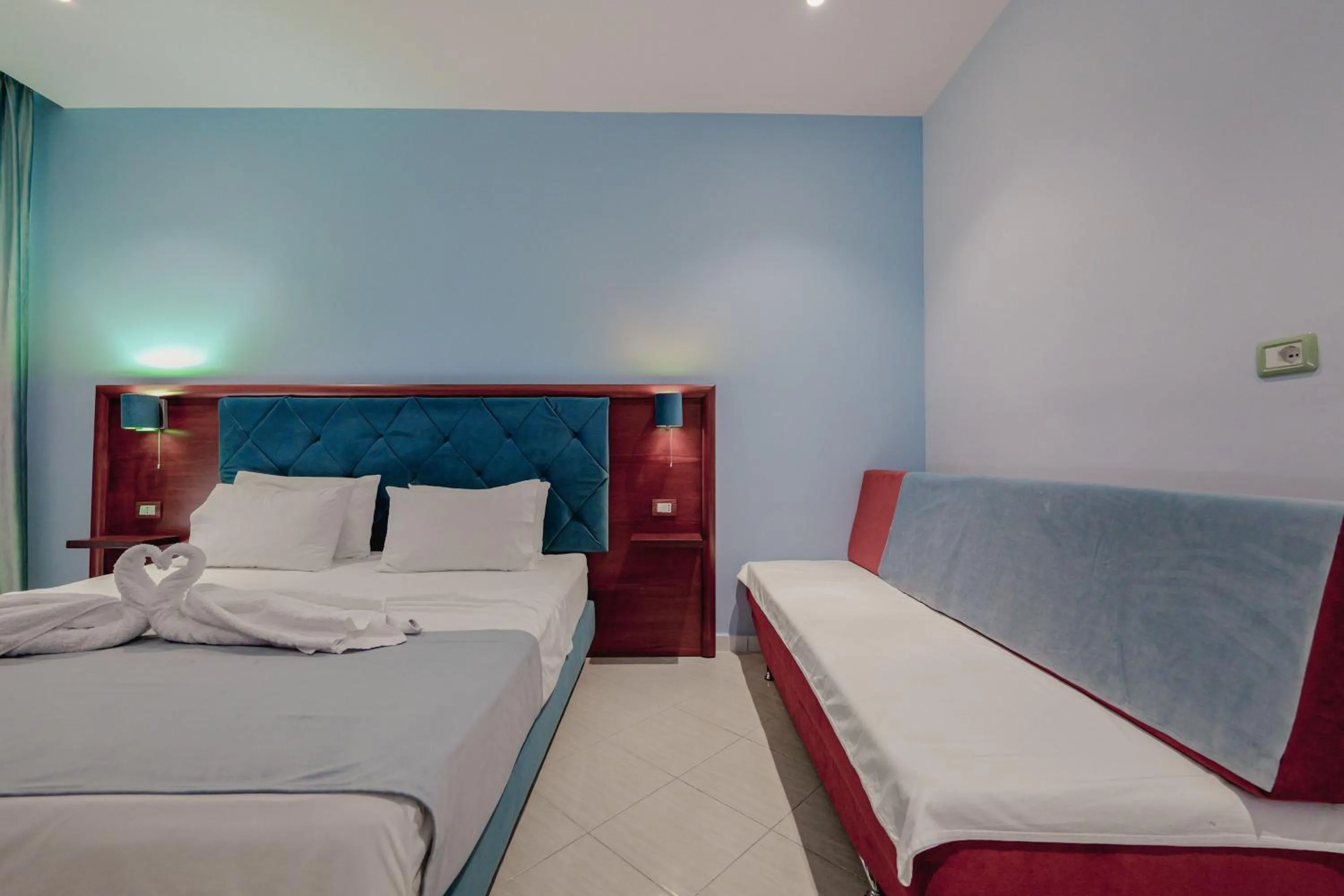 Bed in Hotel Divo Palace