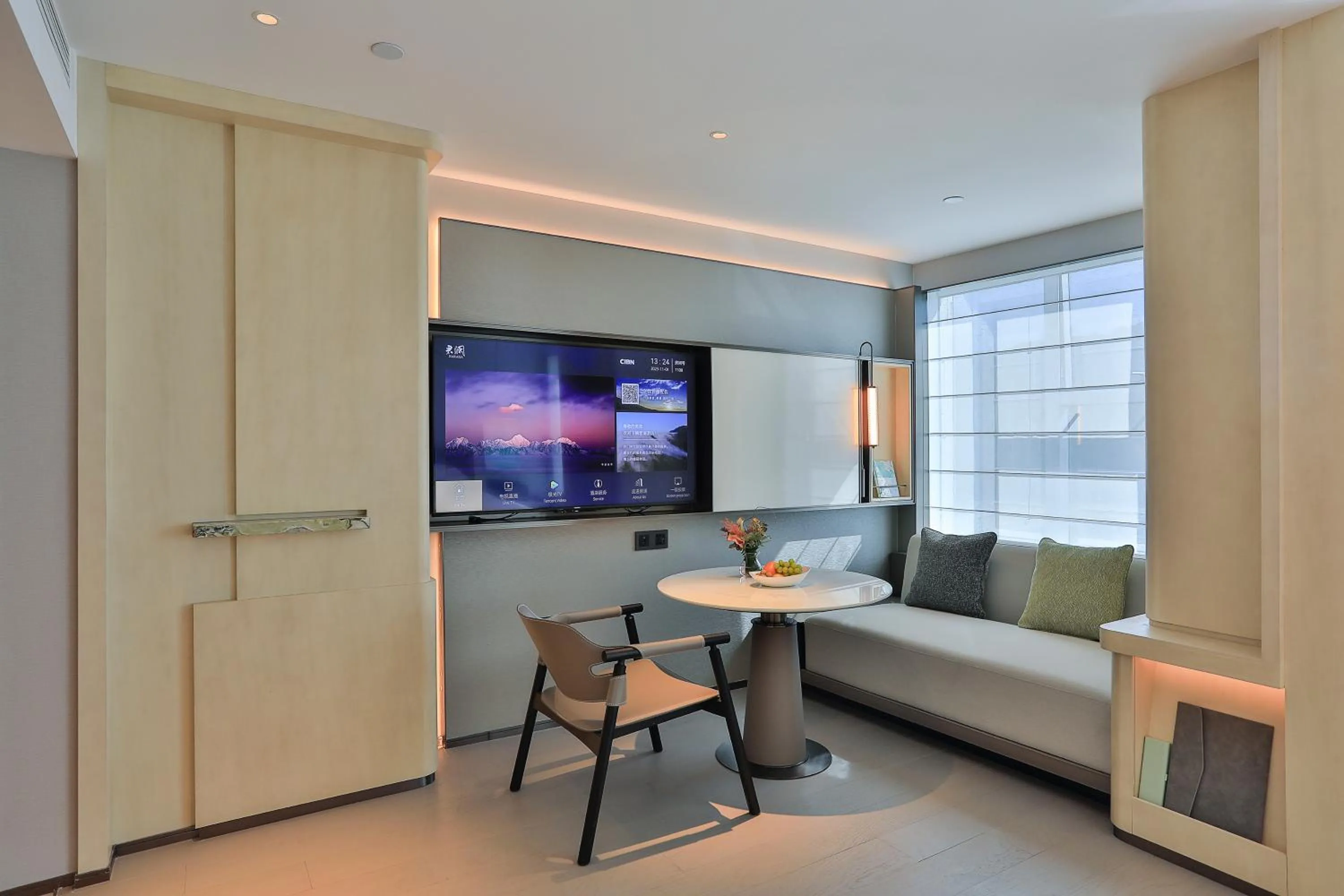 Bed in Zhejiang Narada Grand Hotel