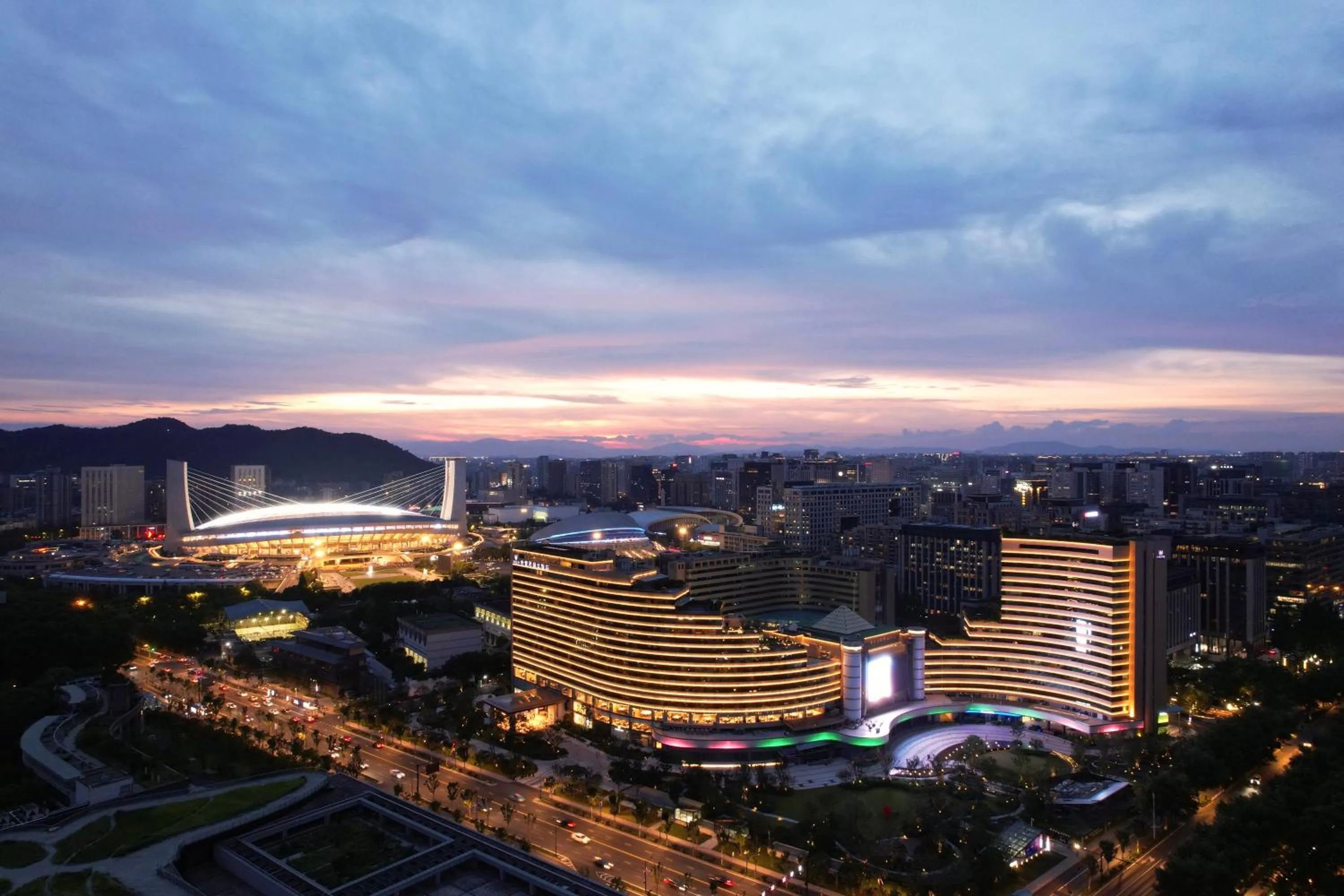 City view in Zhejiang Narada Grand Hotel