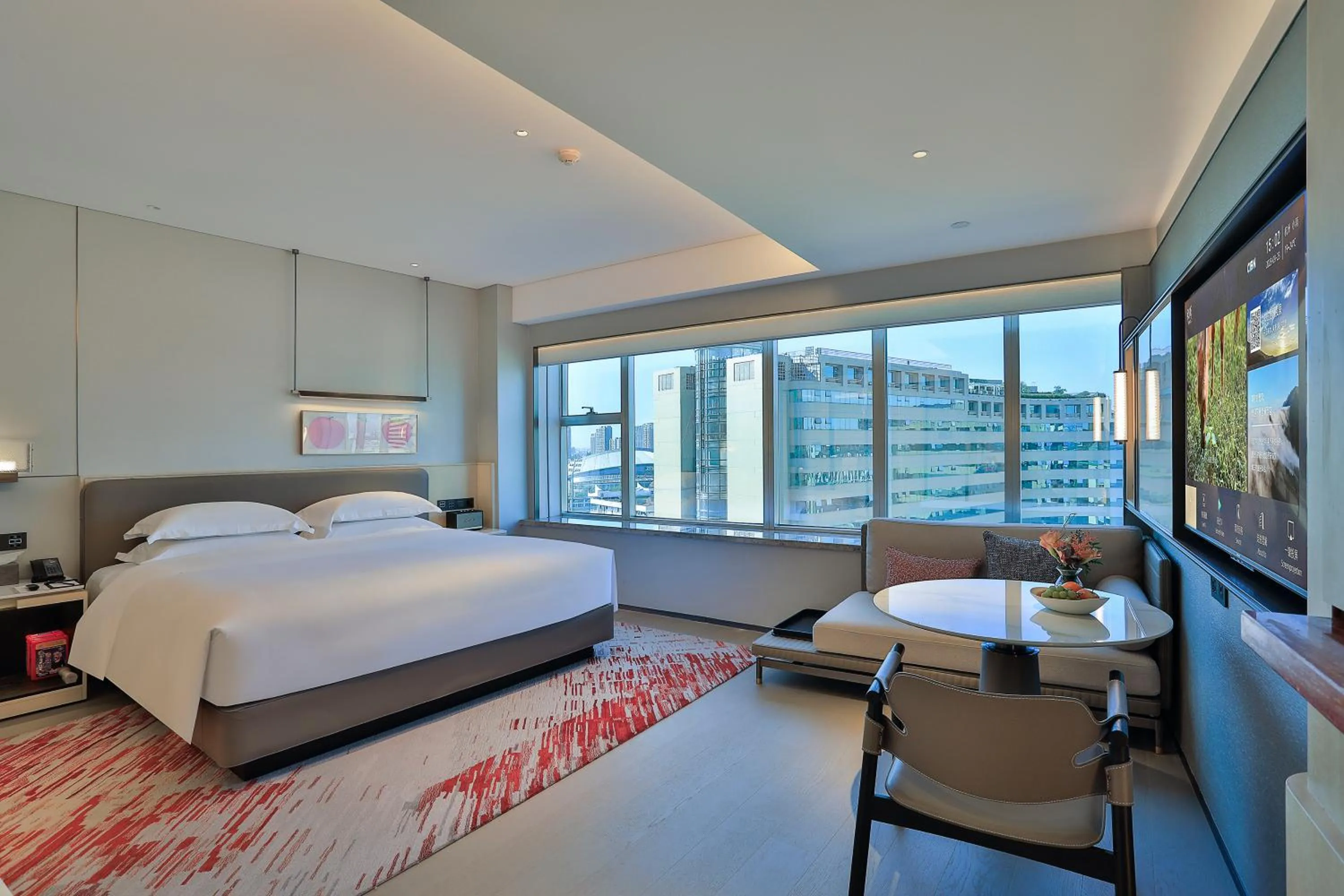 Bed in Zhejiang Narada Grand Hotel