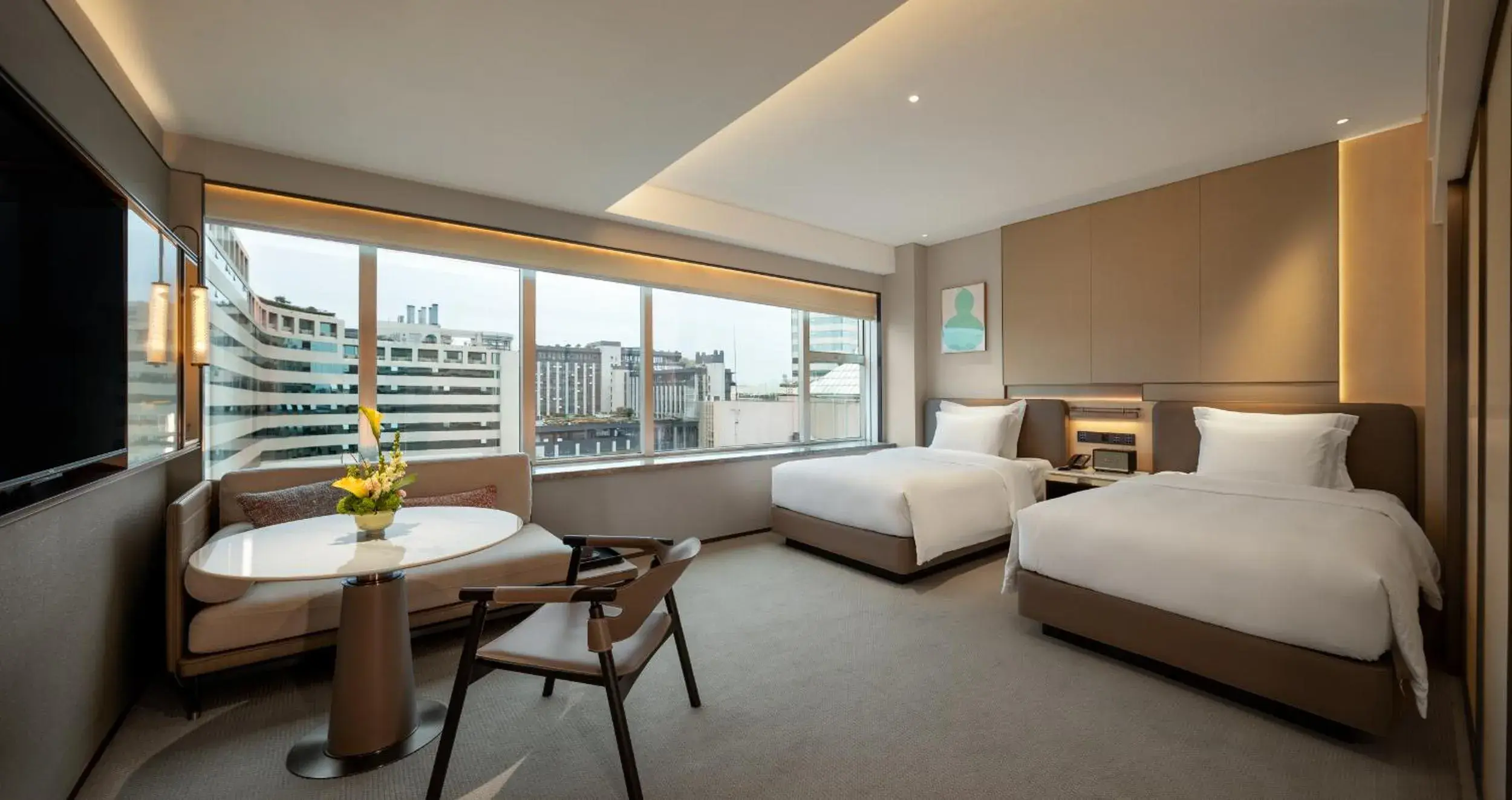 Deluxe Twin Room in Zhejiang Narada Grand Hotel Deluxe Twin Room in Zhejiang Narada Grand Hotel