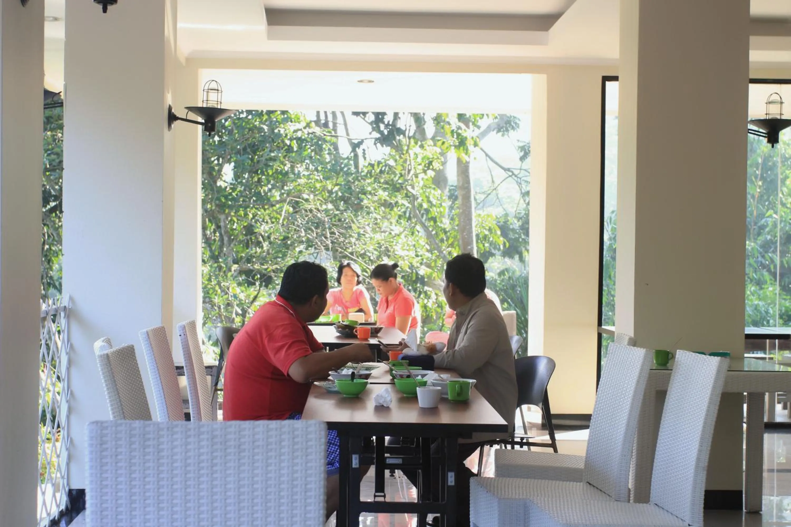 Dining area in Bantal Guling Villa