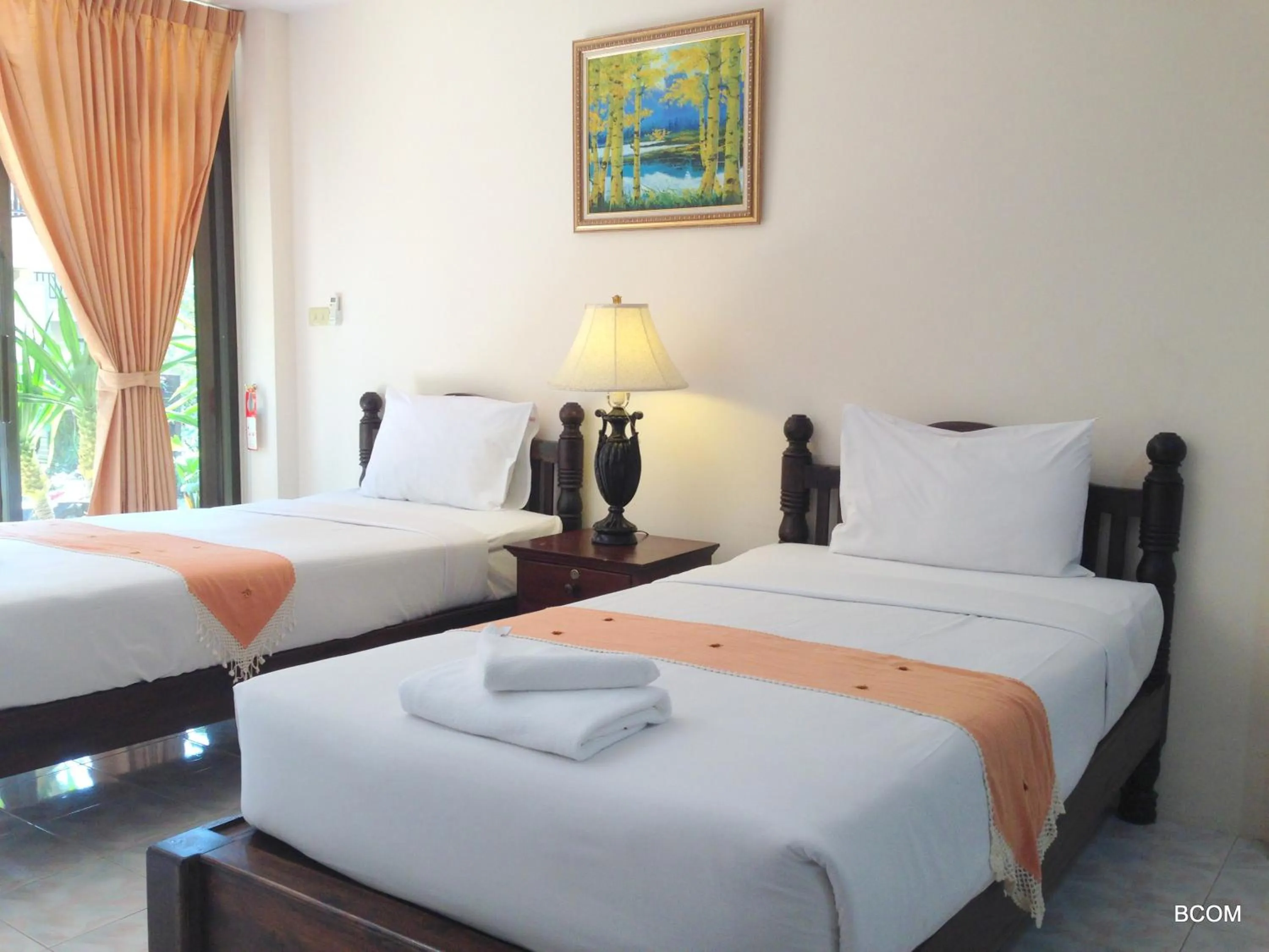 Bed in Panupong Hotel