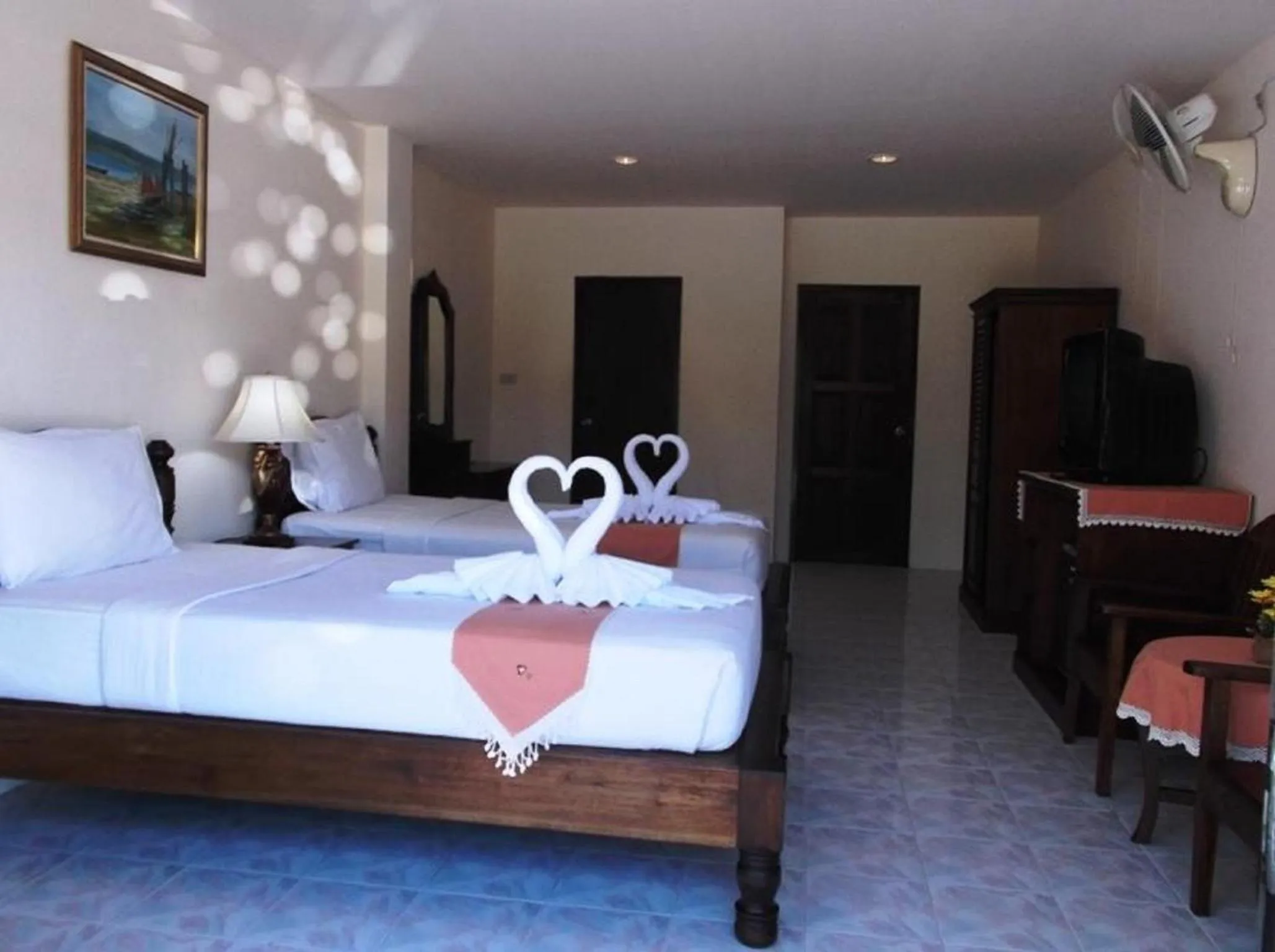 Bed in Panupong Hotel