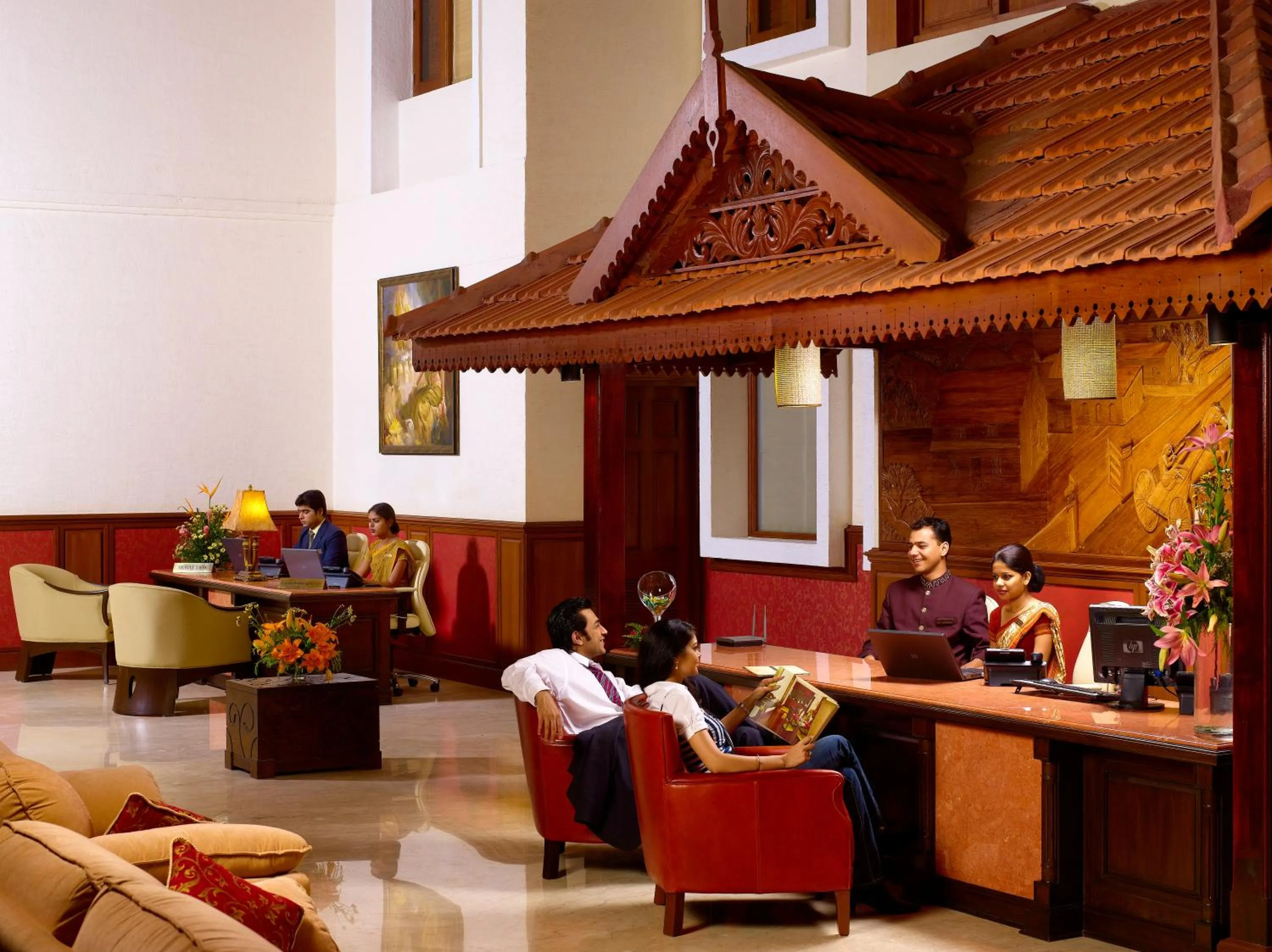 Lobby or reception in The Paul Bangalore