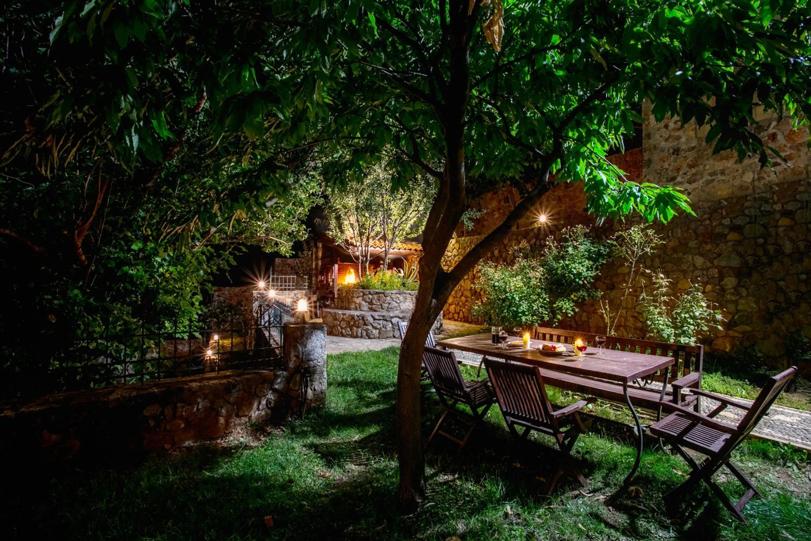 Garden view in Ifigenia Theriso Village