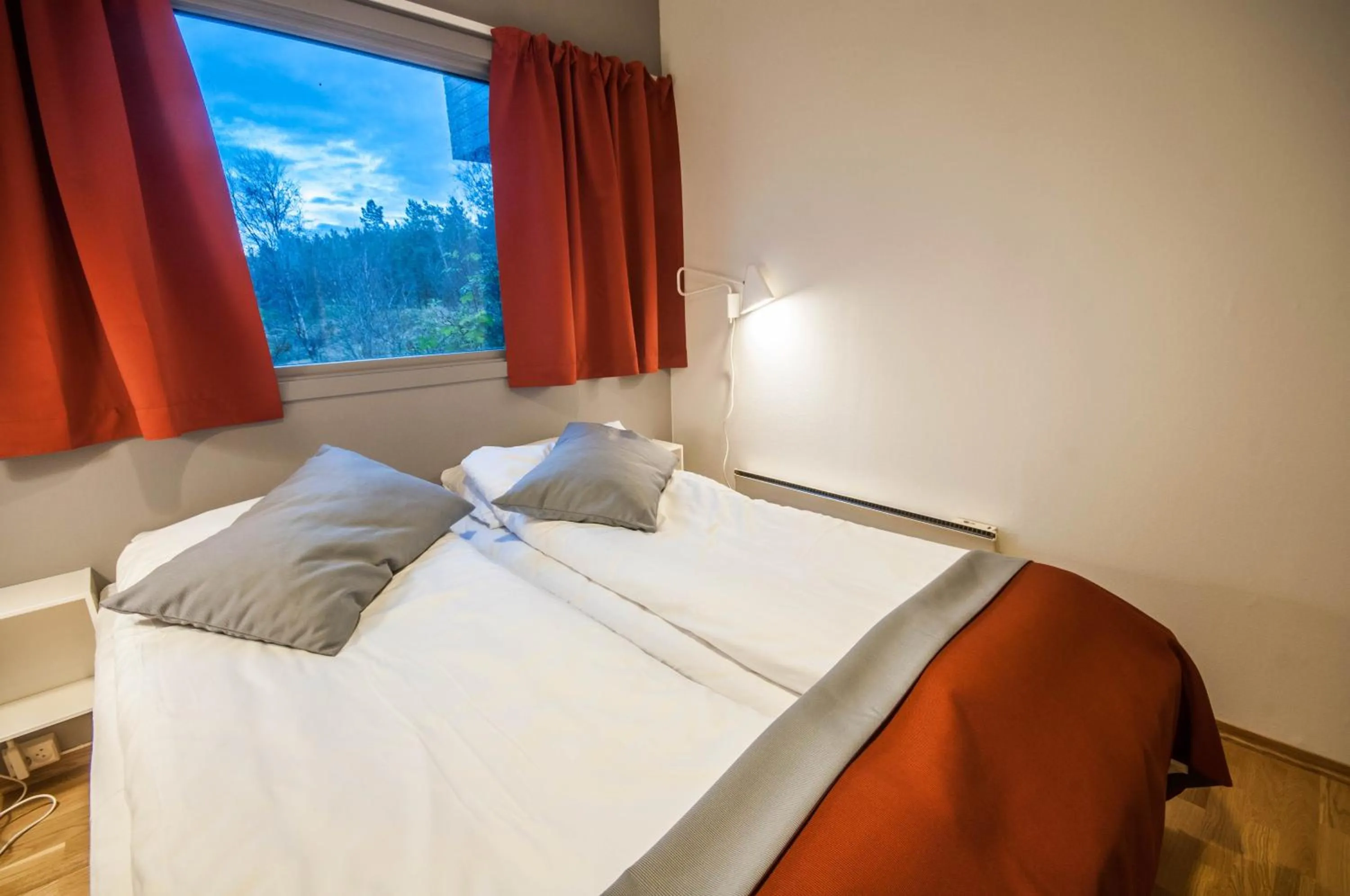 Bed in Dolmsundet Hotell Hitra