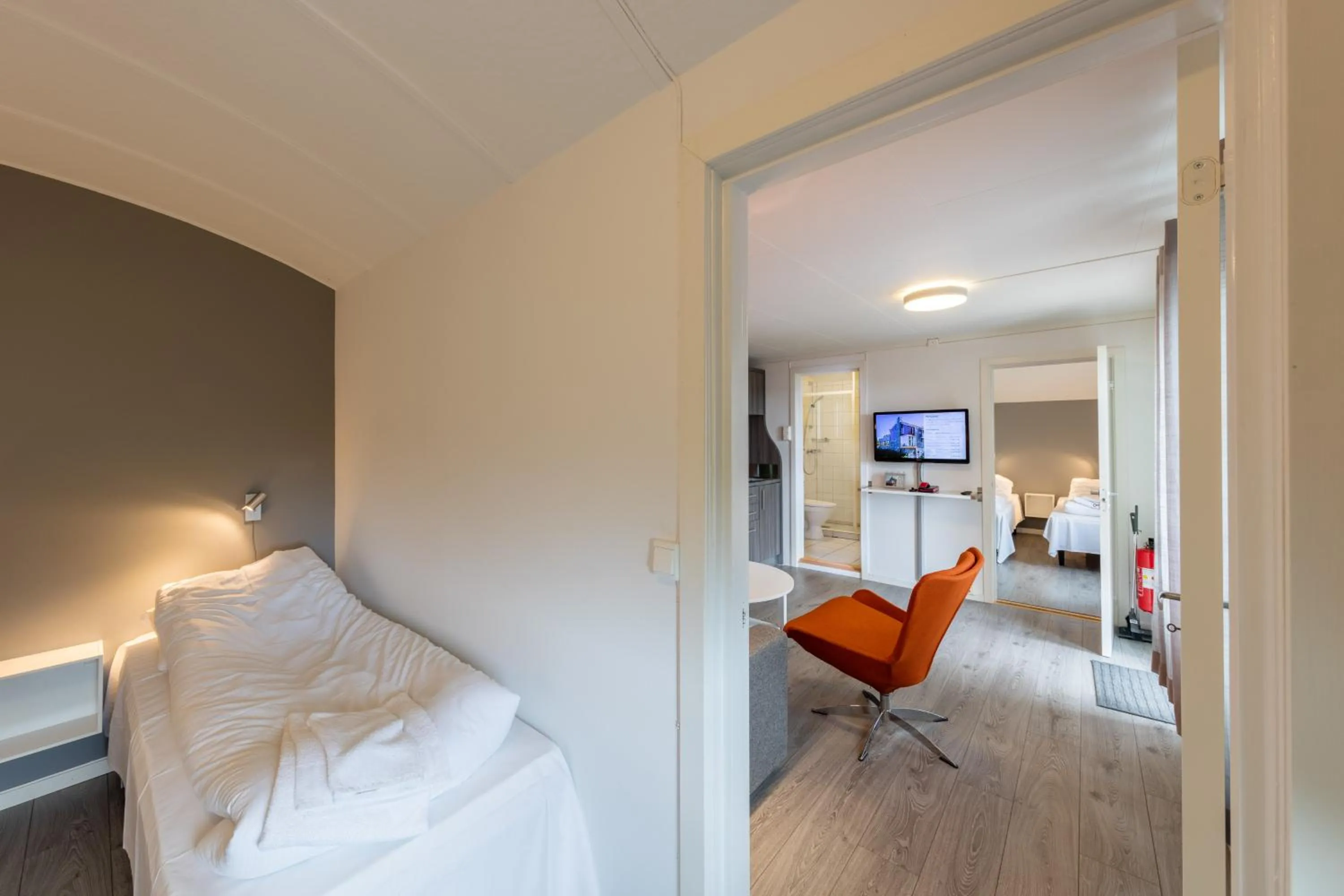 Bed in Dolmsundet Hotell Hitra