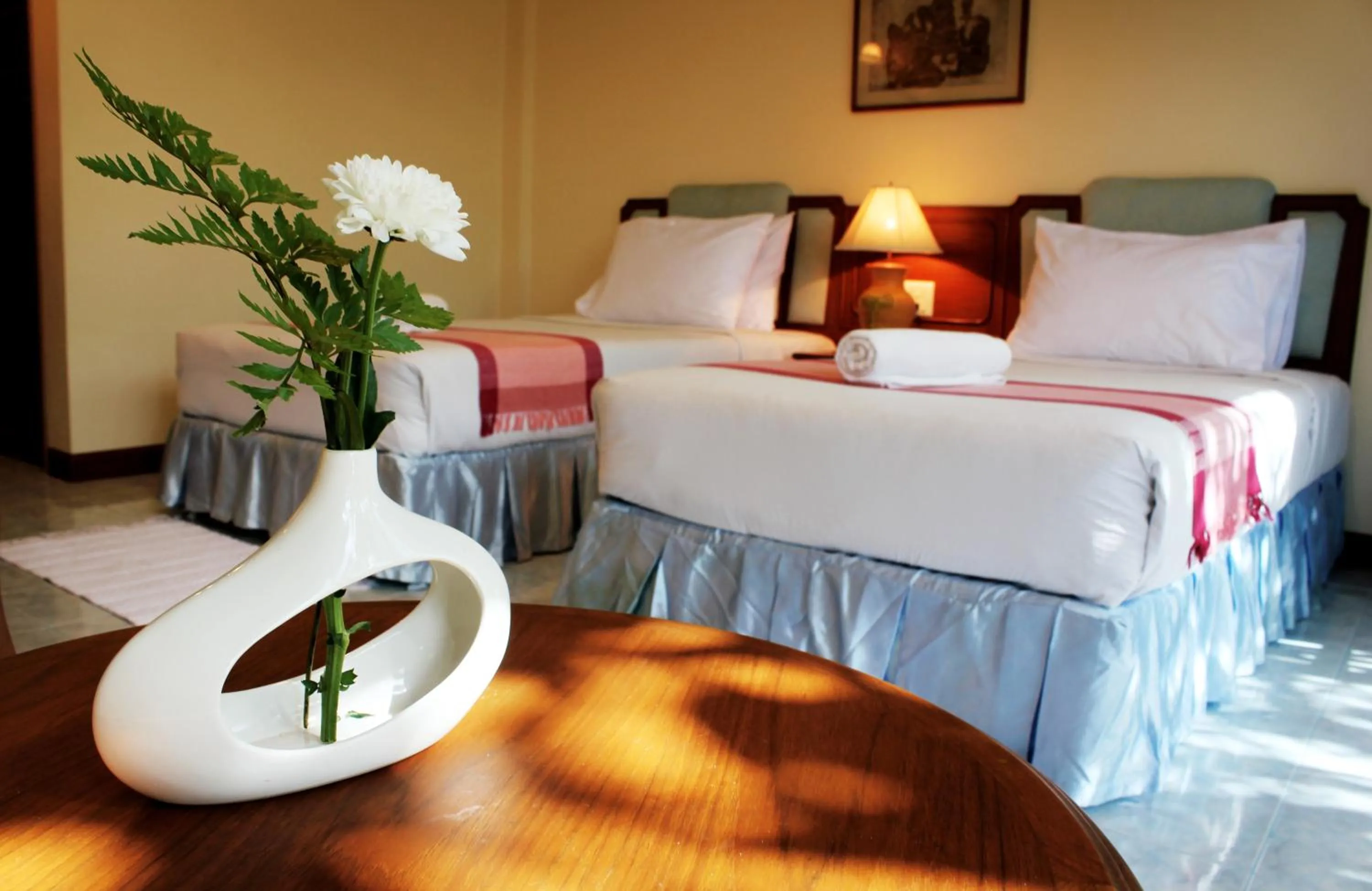 Bed in Baan Pron Phateep