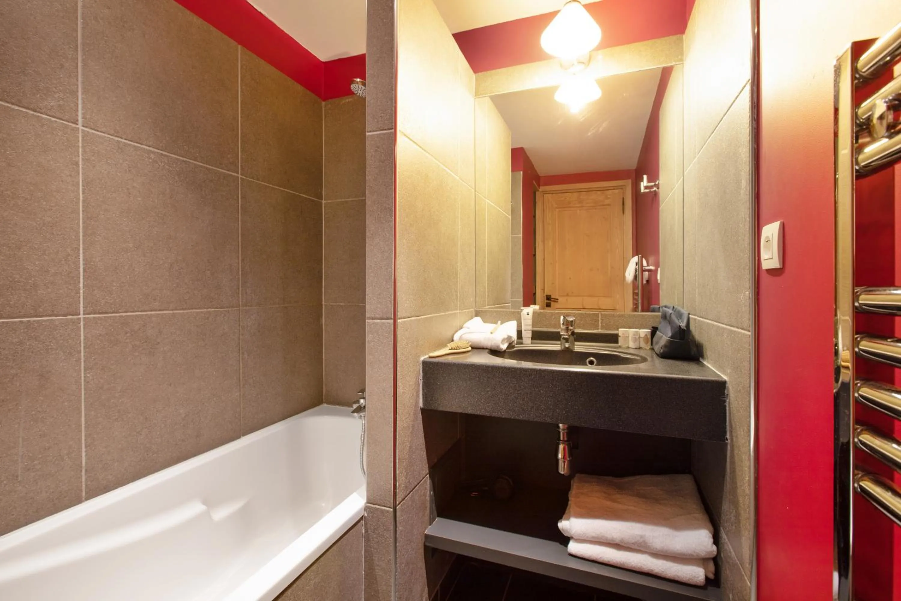 Bathroom in Résidence Pierre & Vacances Premium les Crets