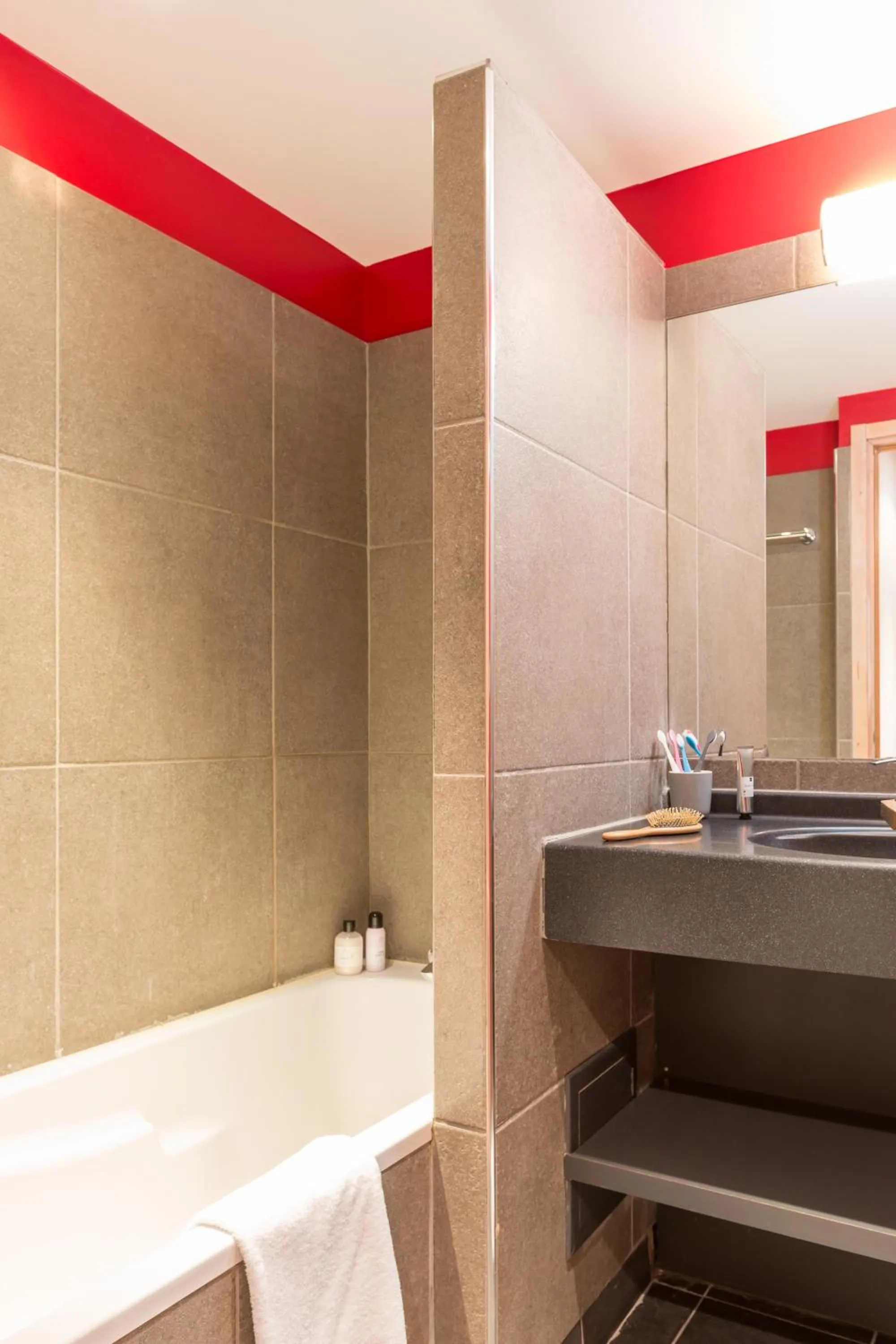 Bathroom in Résidence Pierre & Vacances Premium les Crets