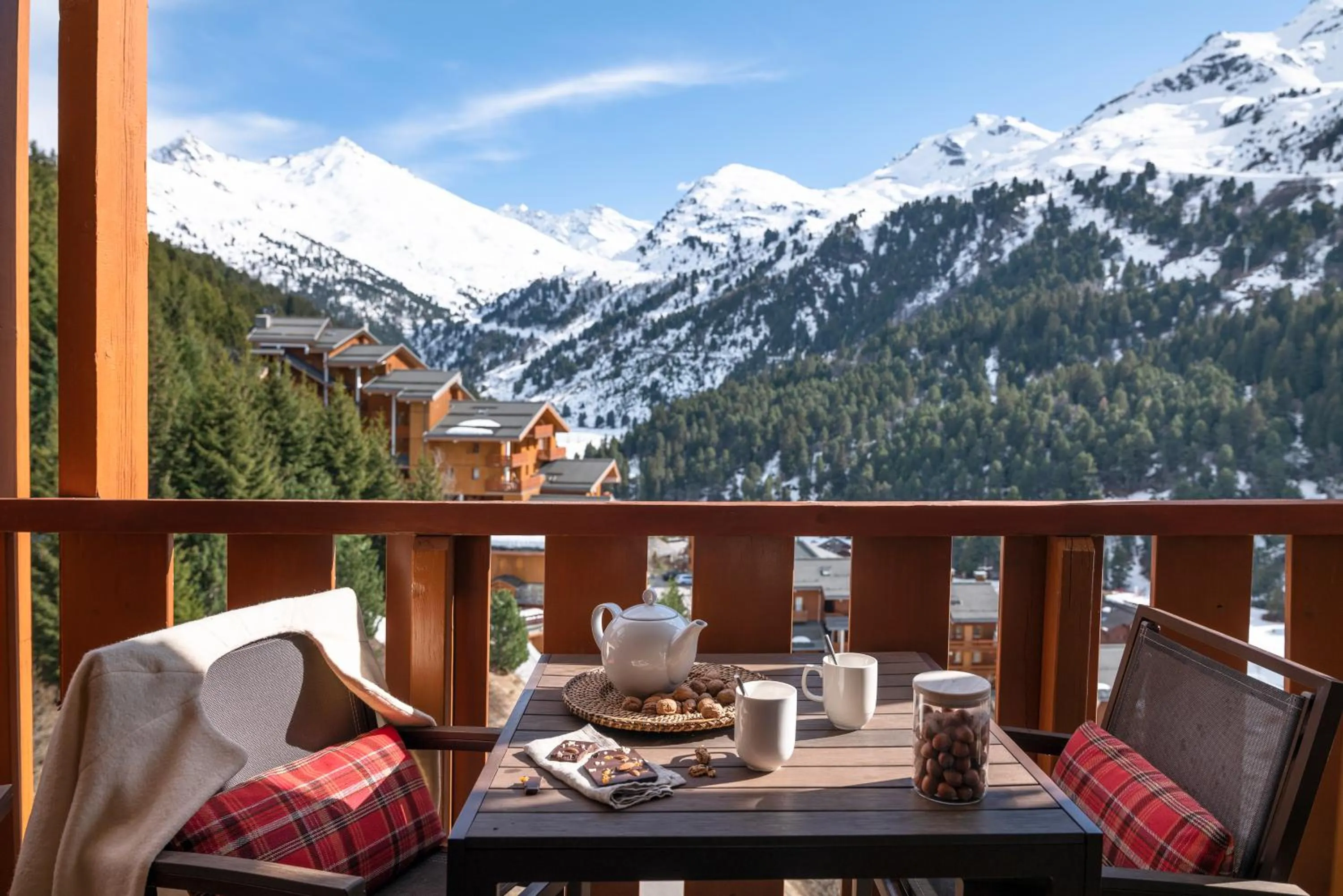 Patio in Résidence Pierre & Vacances Premium les Crets