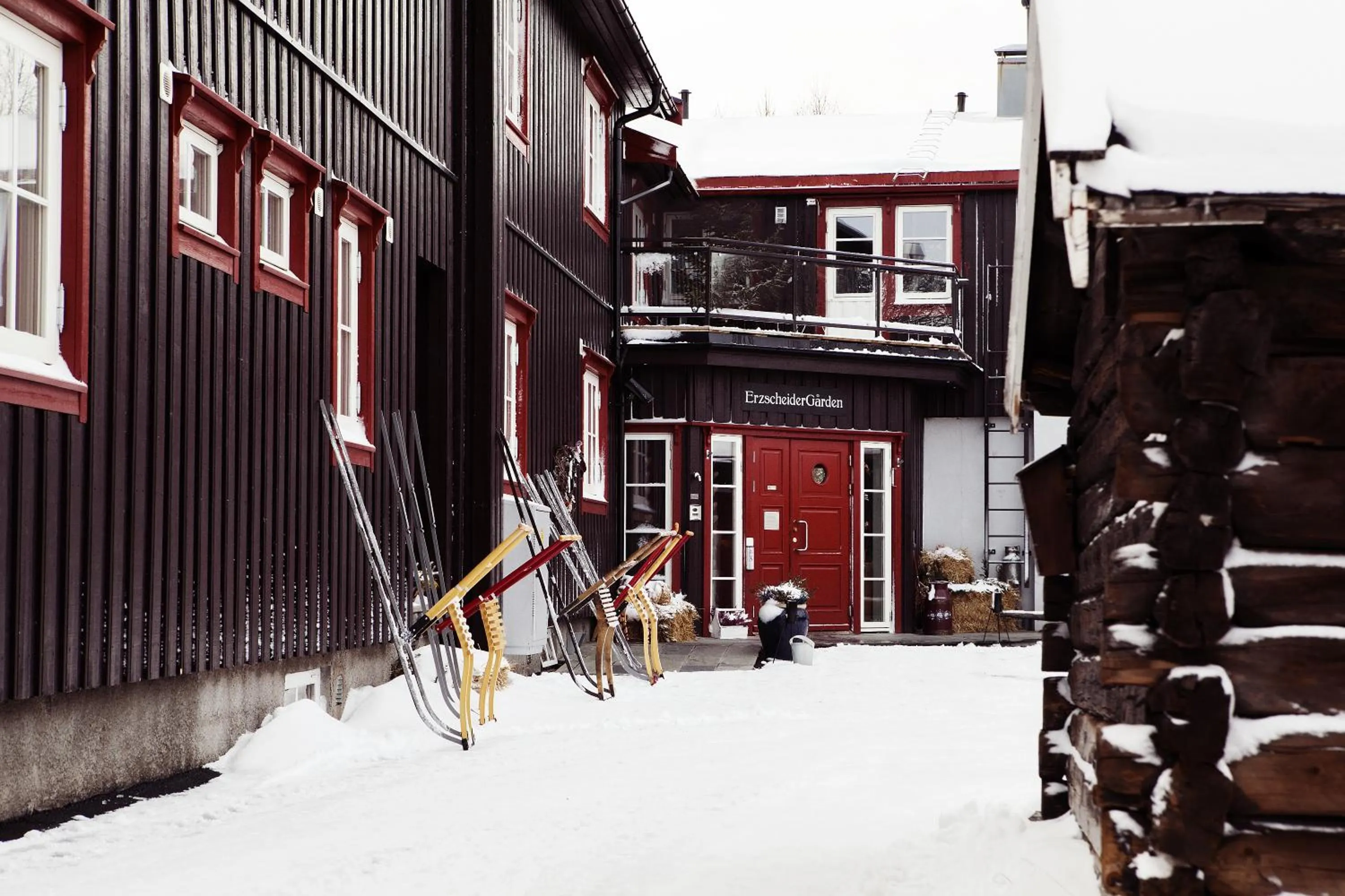 Facade/entrance in Erzscheidergaarden Hotell