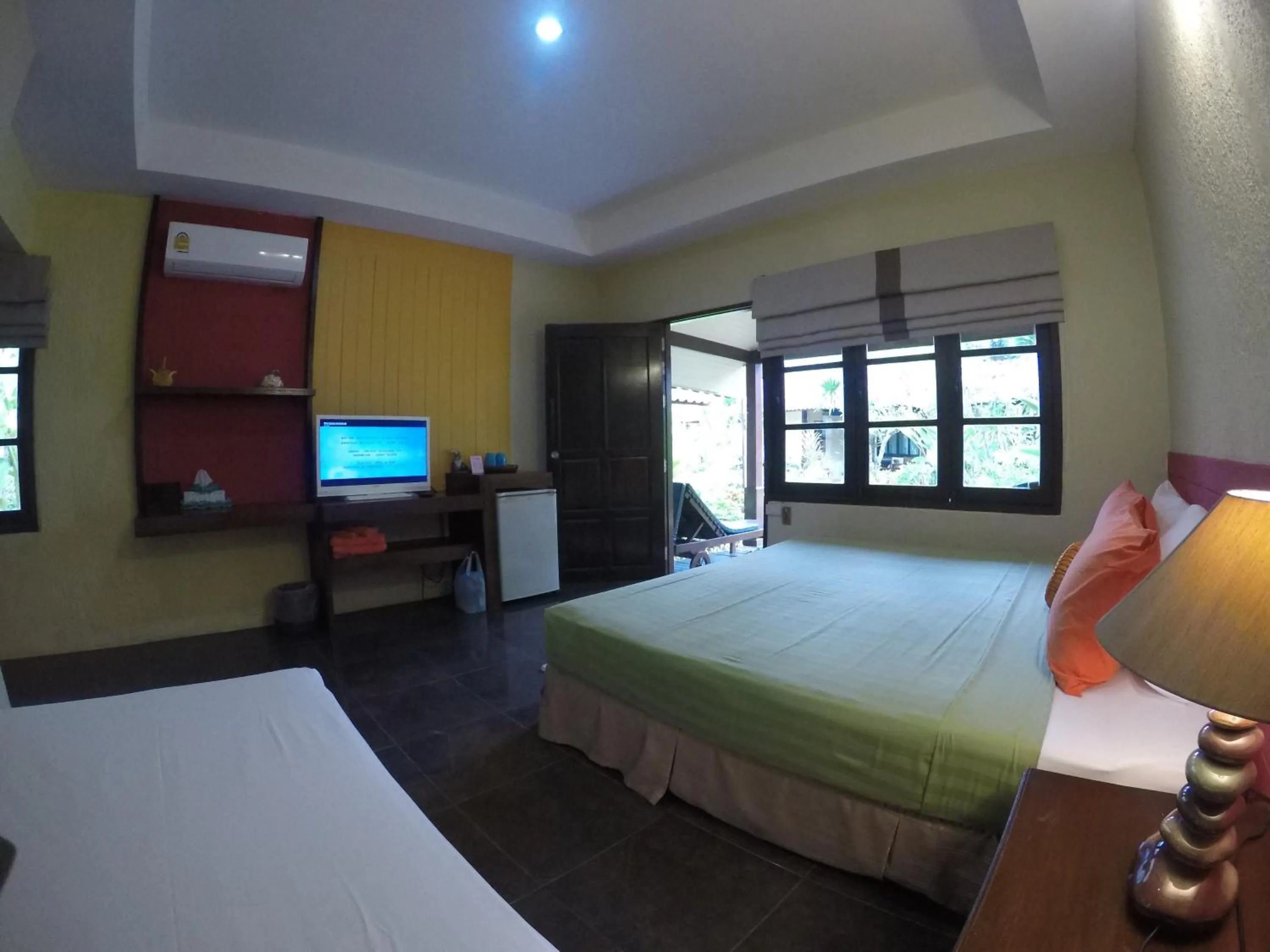 Photo of the whole room, Bed in OP Bungalow