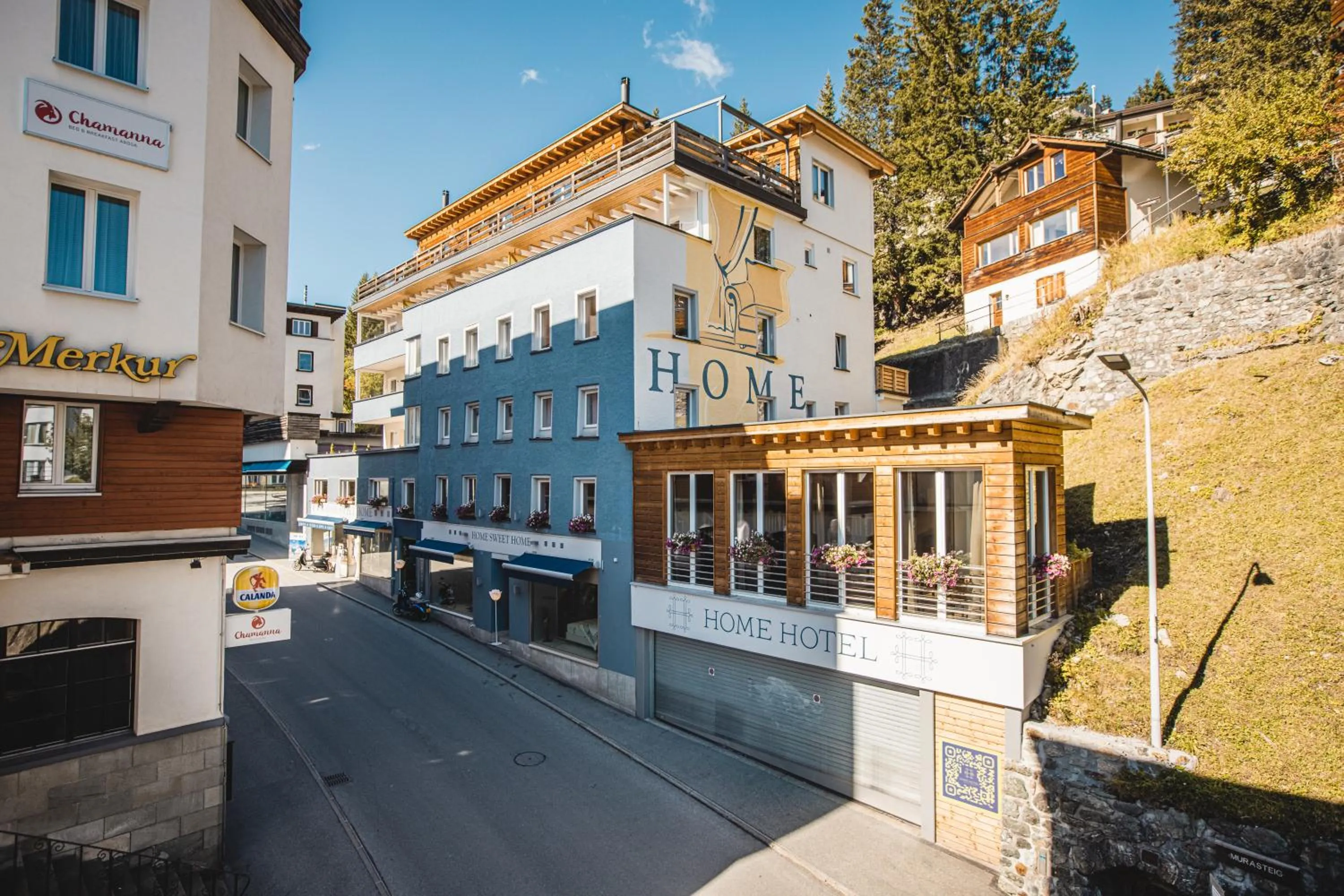 Property building in Home Hotel Arosa