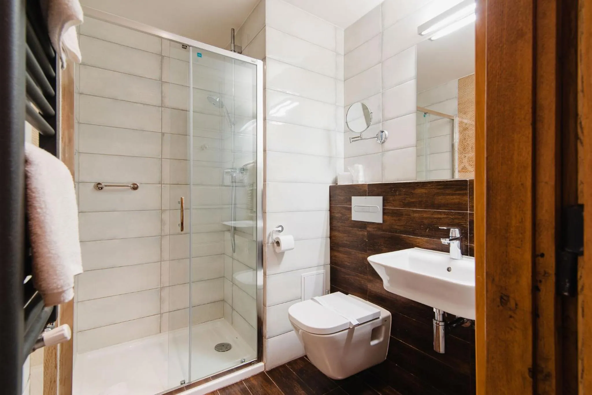 Shower in Hotel Podklasztorze