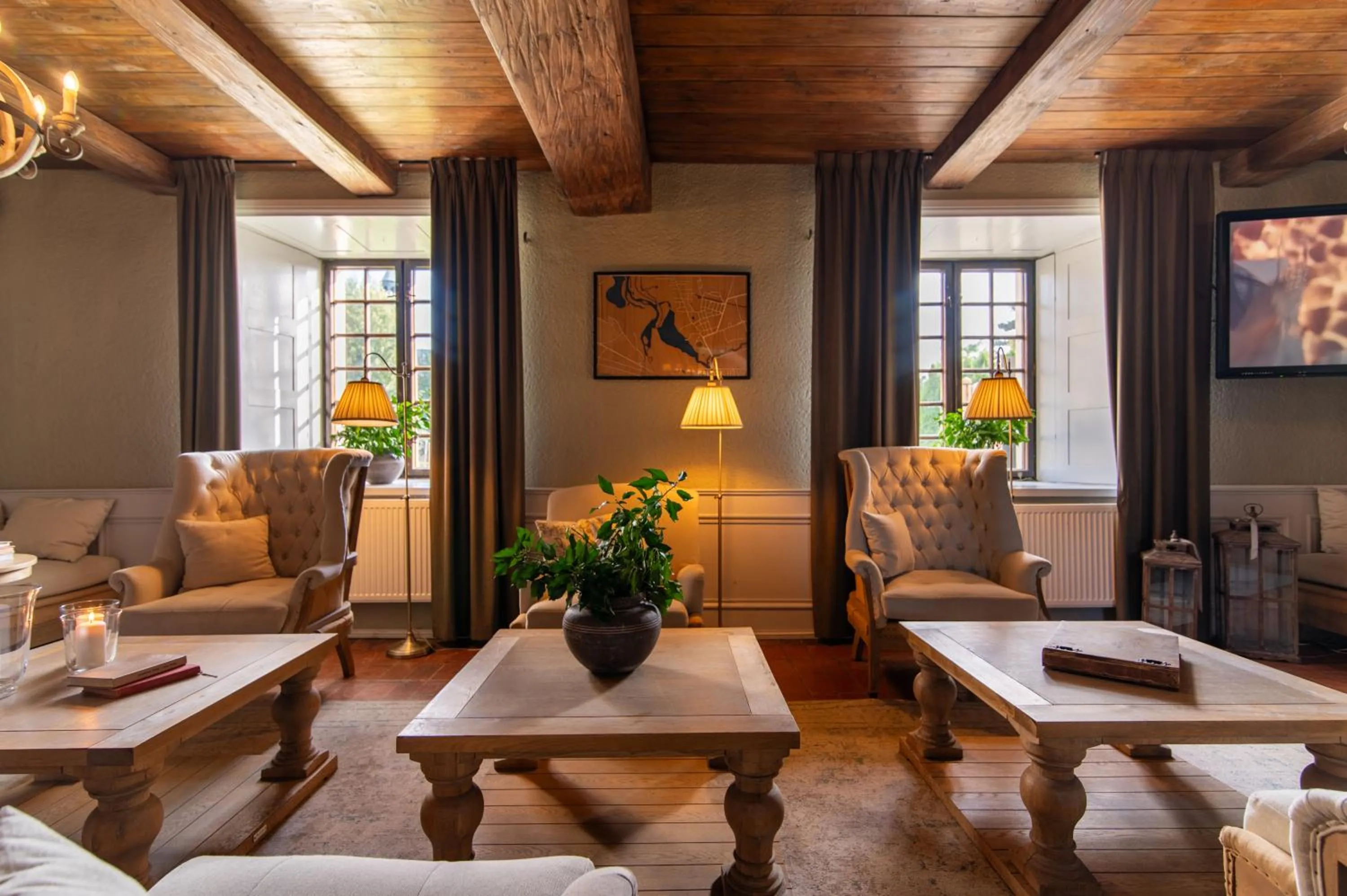 Lobby or reception in Hotel Podklasztorze