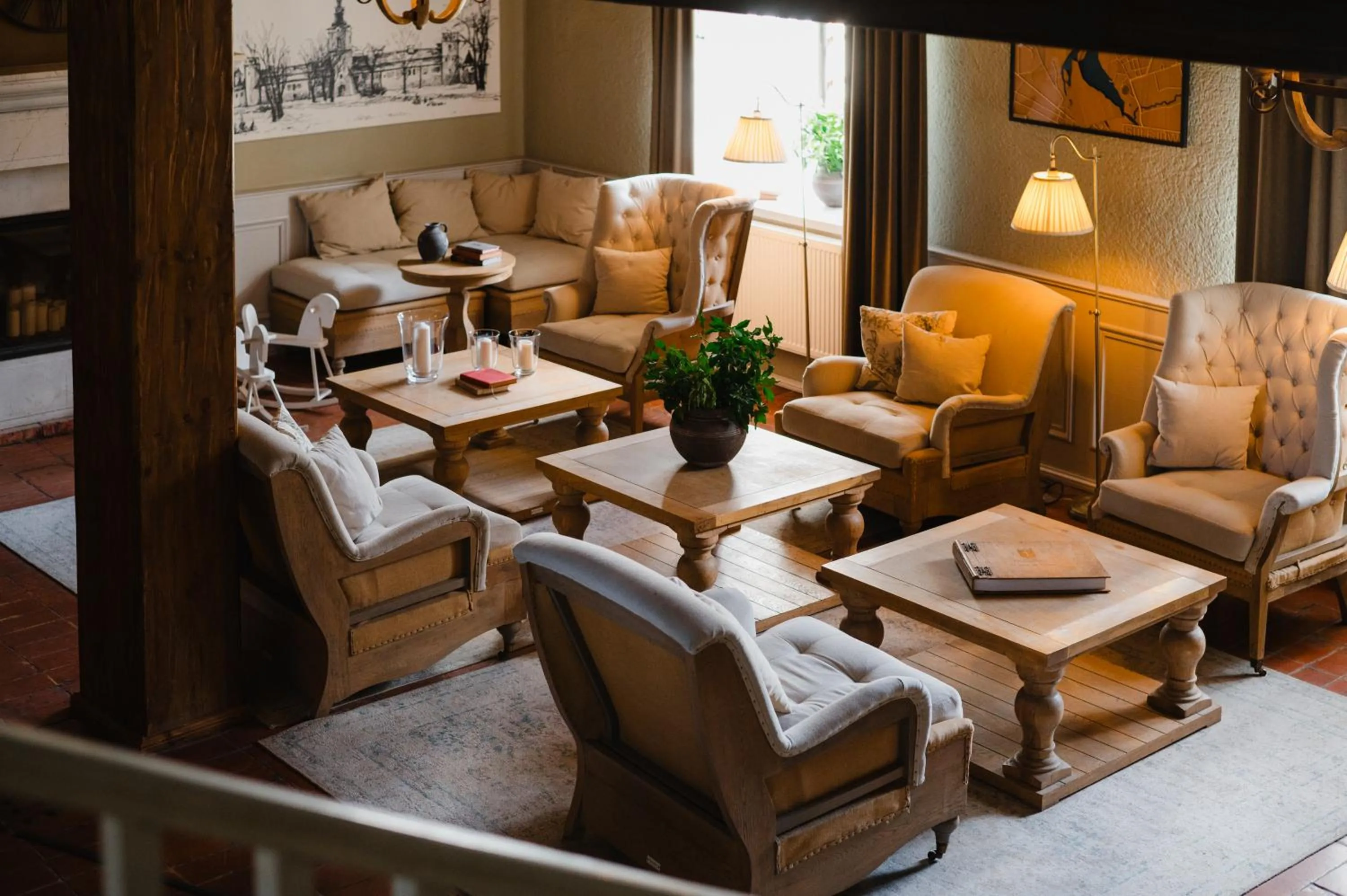 Lobby or reception in Hotel Podklasztorze