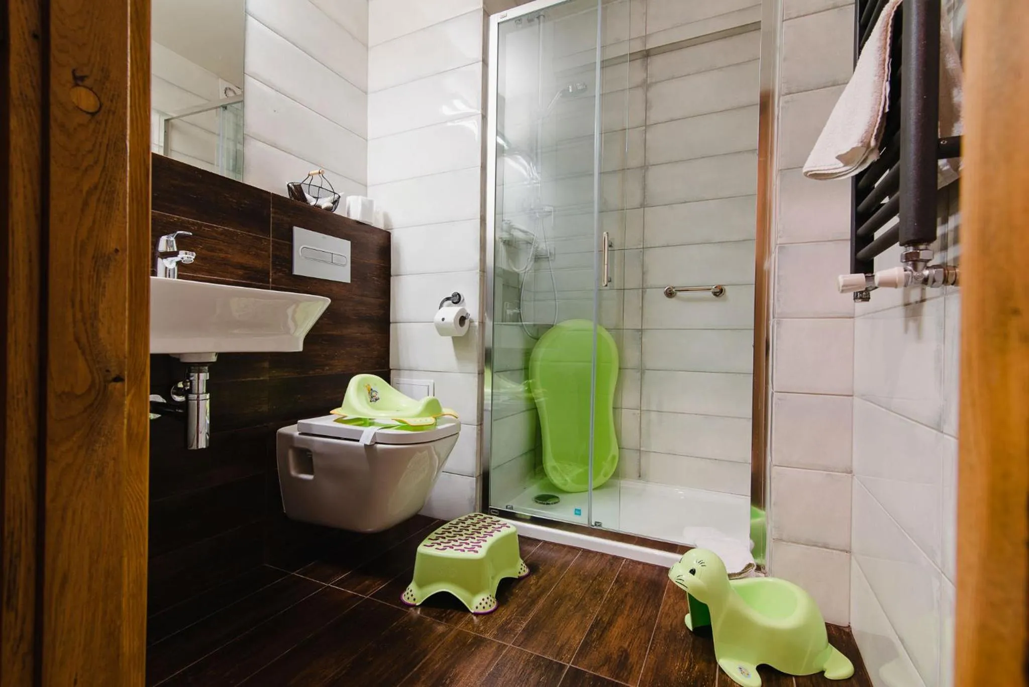 Shower in Hotel Podklasztorze