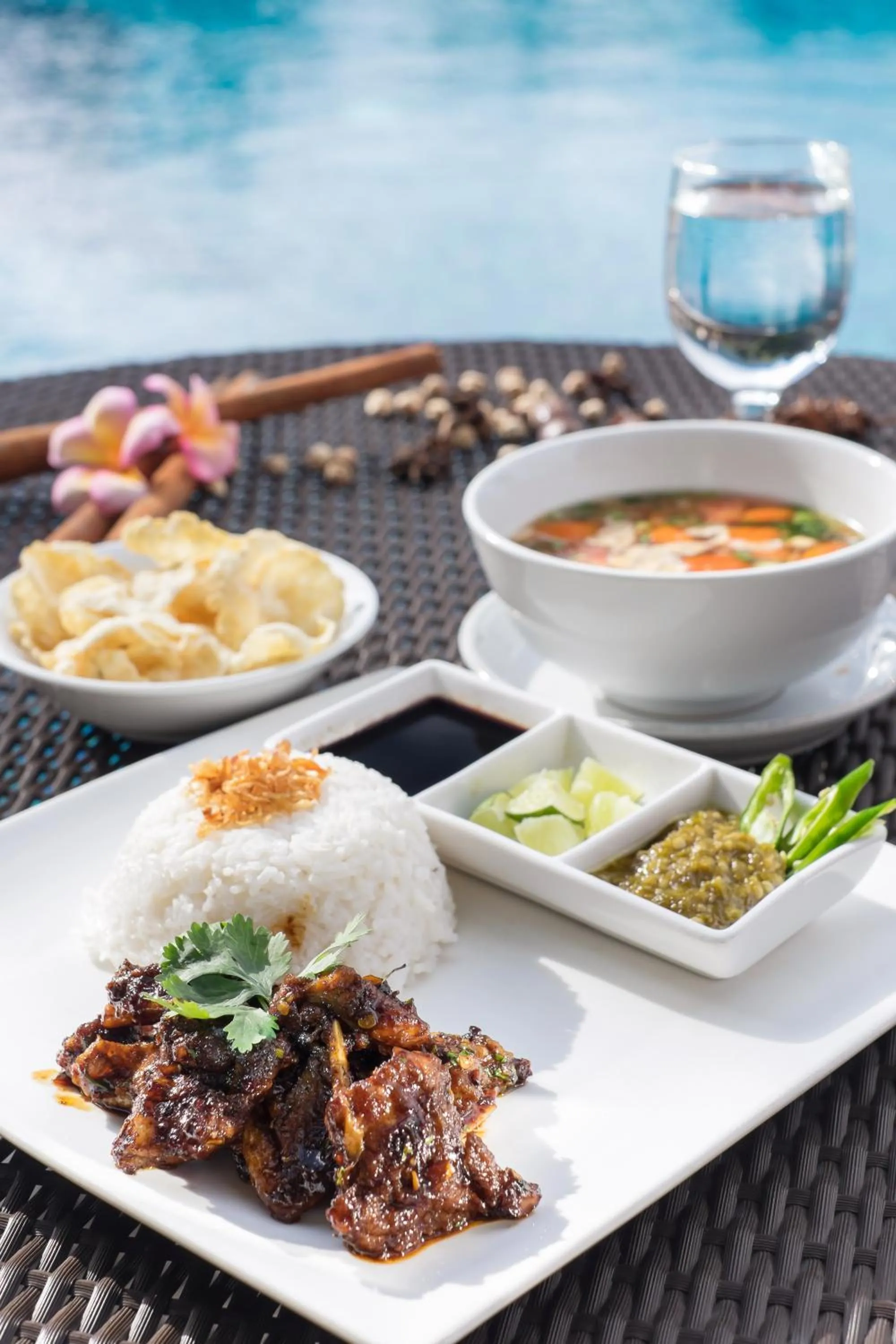 Food close-up in Jambuluwuk Convention Hall & Resort Batu