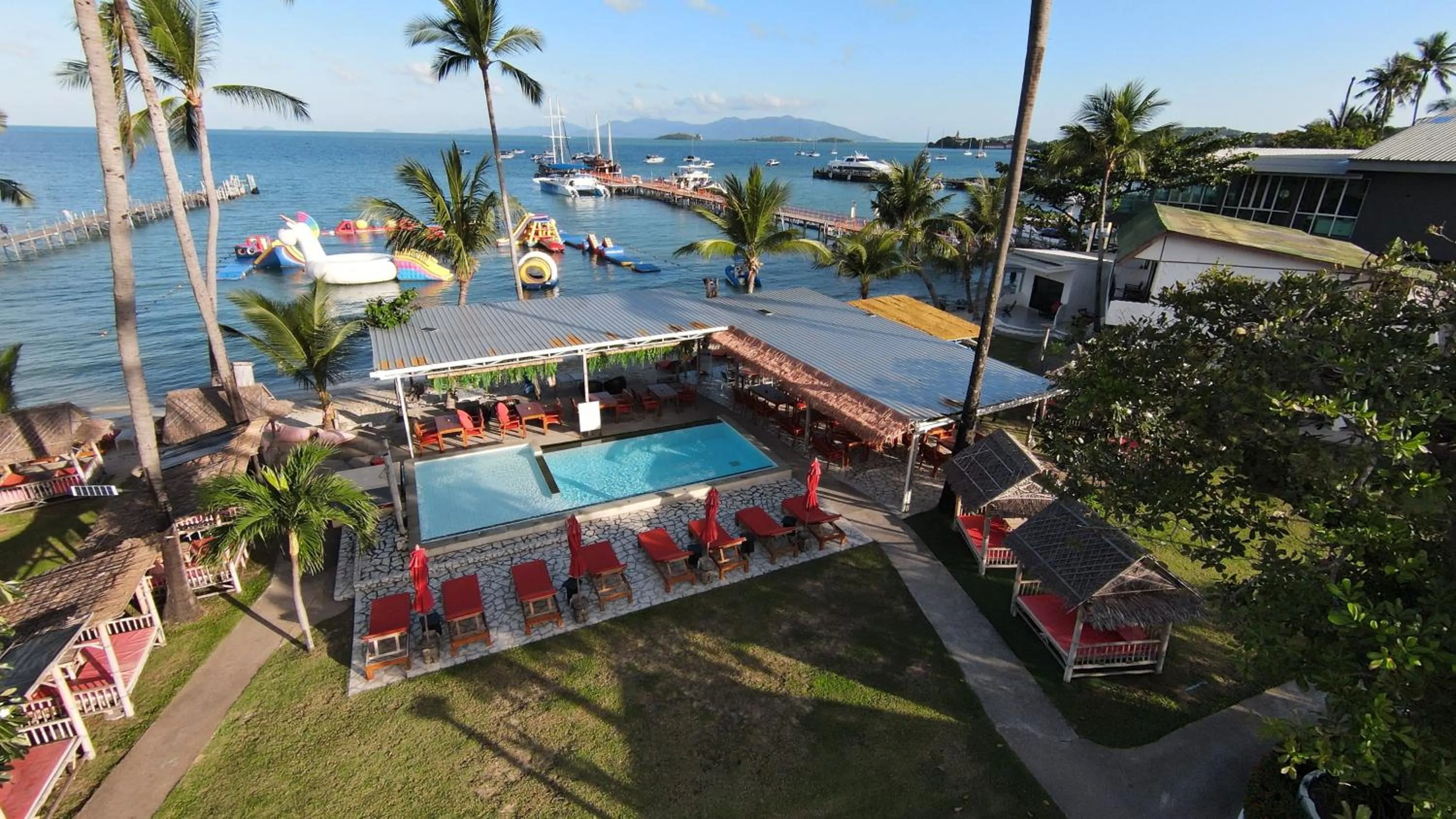 Pool view in Samui Pier Beach Front & Resort
