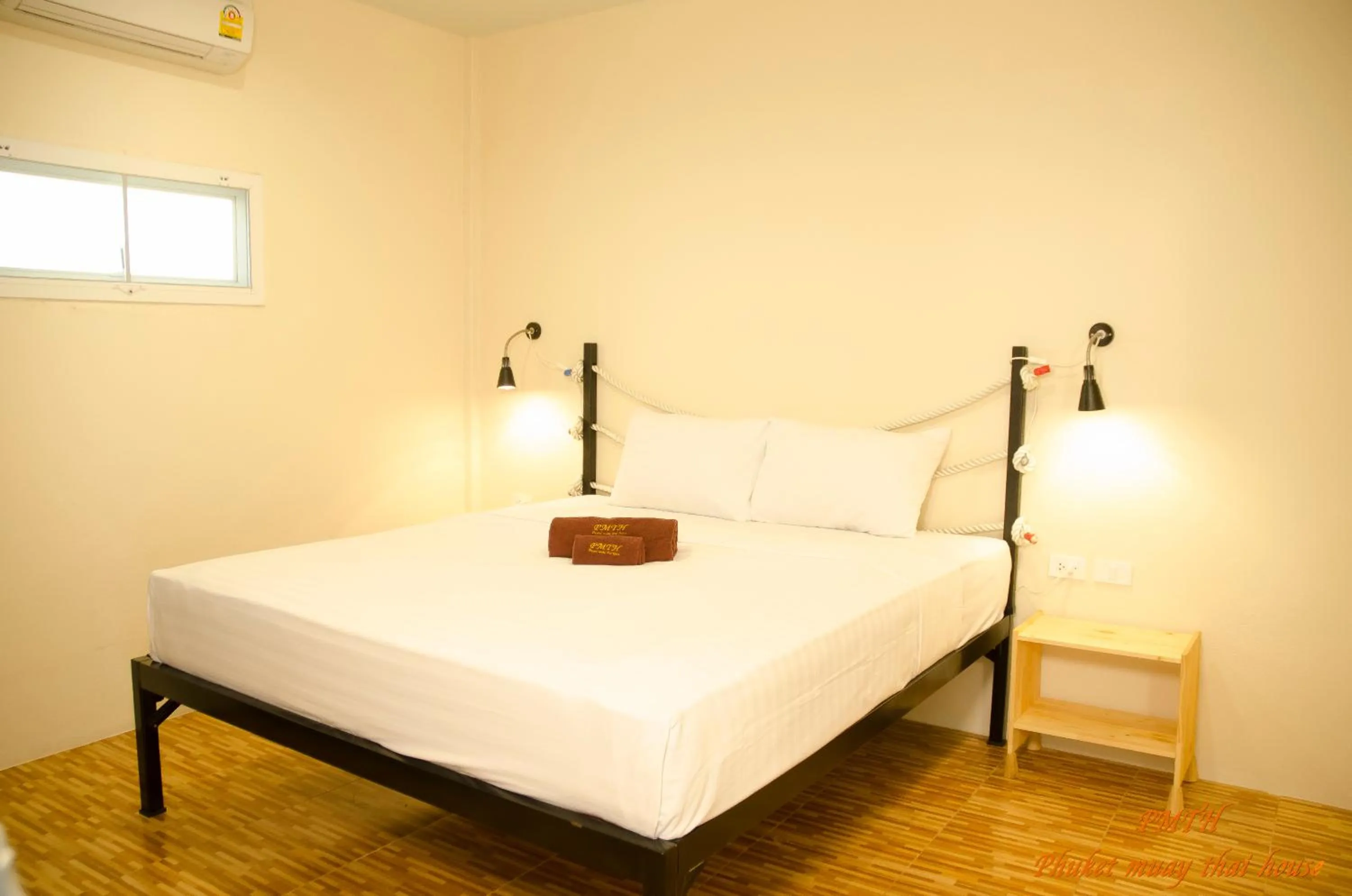 Bed in Phuket Muay Thai House