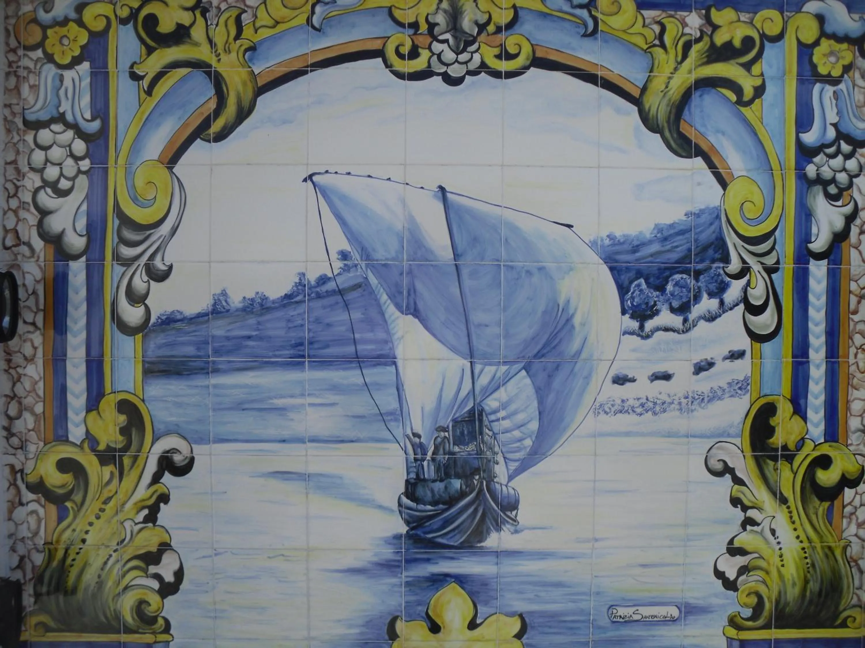 Decorative detail in Hotel Royal Hills