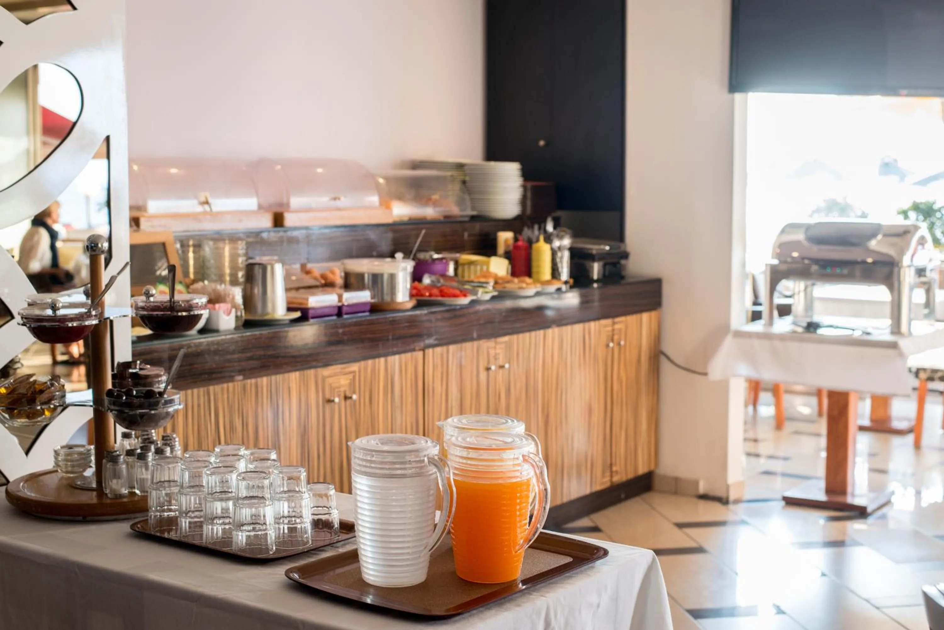 Buffet breakfast in Panorama Hotel