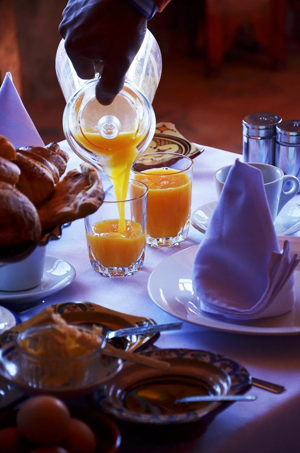 Continental breakfast in Riad Chay & Boutique