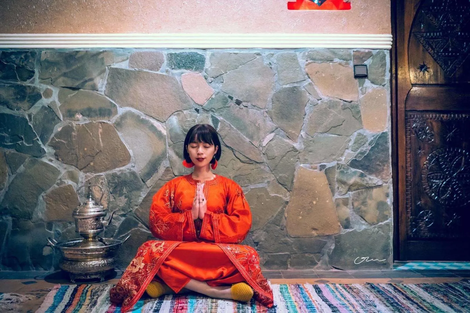 Seating area in Riad Chay & Boutique