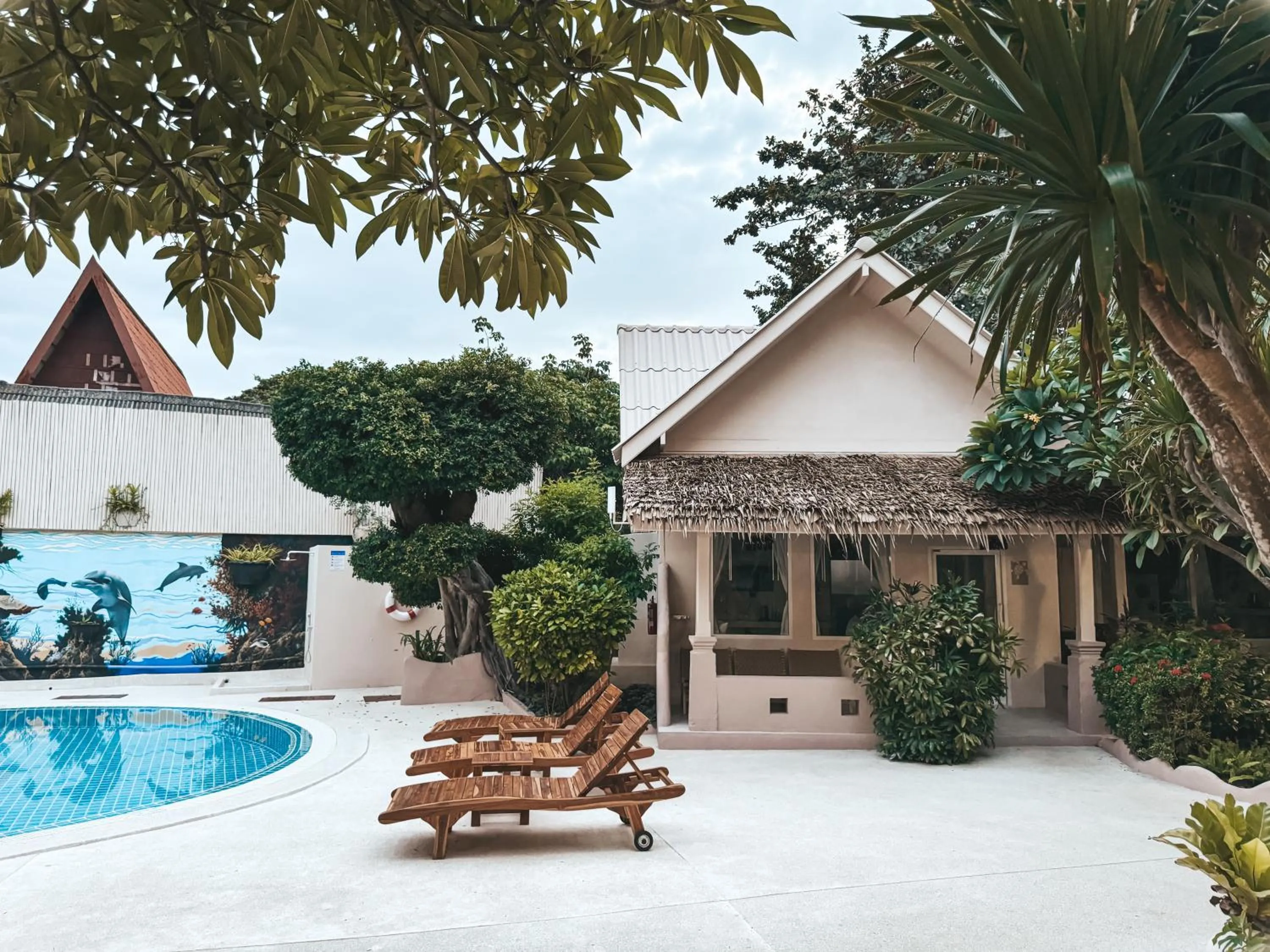 Patio in Blue Turtle Hotel Samui